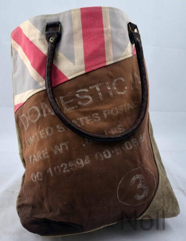 Handtasche Canvas Shopper Colmore Flagge