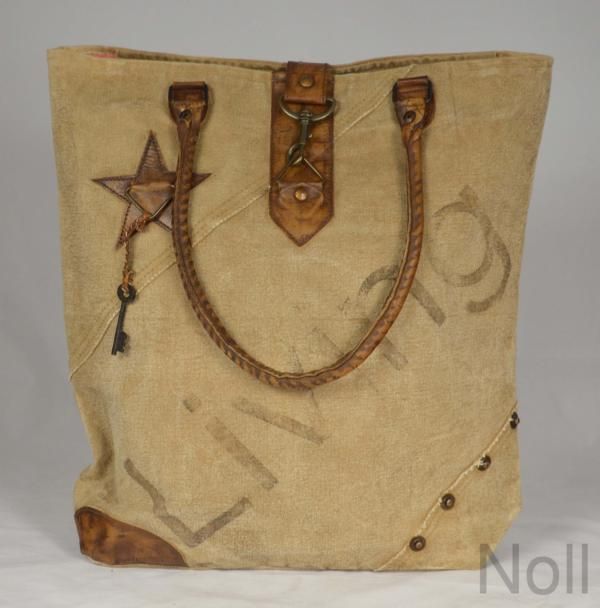 Handtasche Canvas Shopper Colmore Living Stern