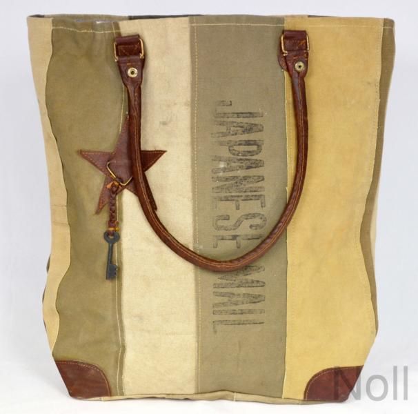 Handtasche Canvas Shopper Colmore Streifen