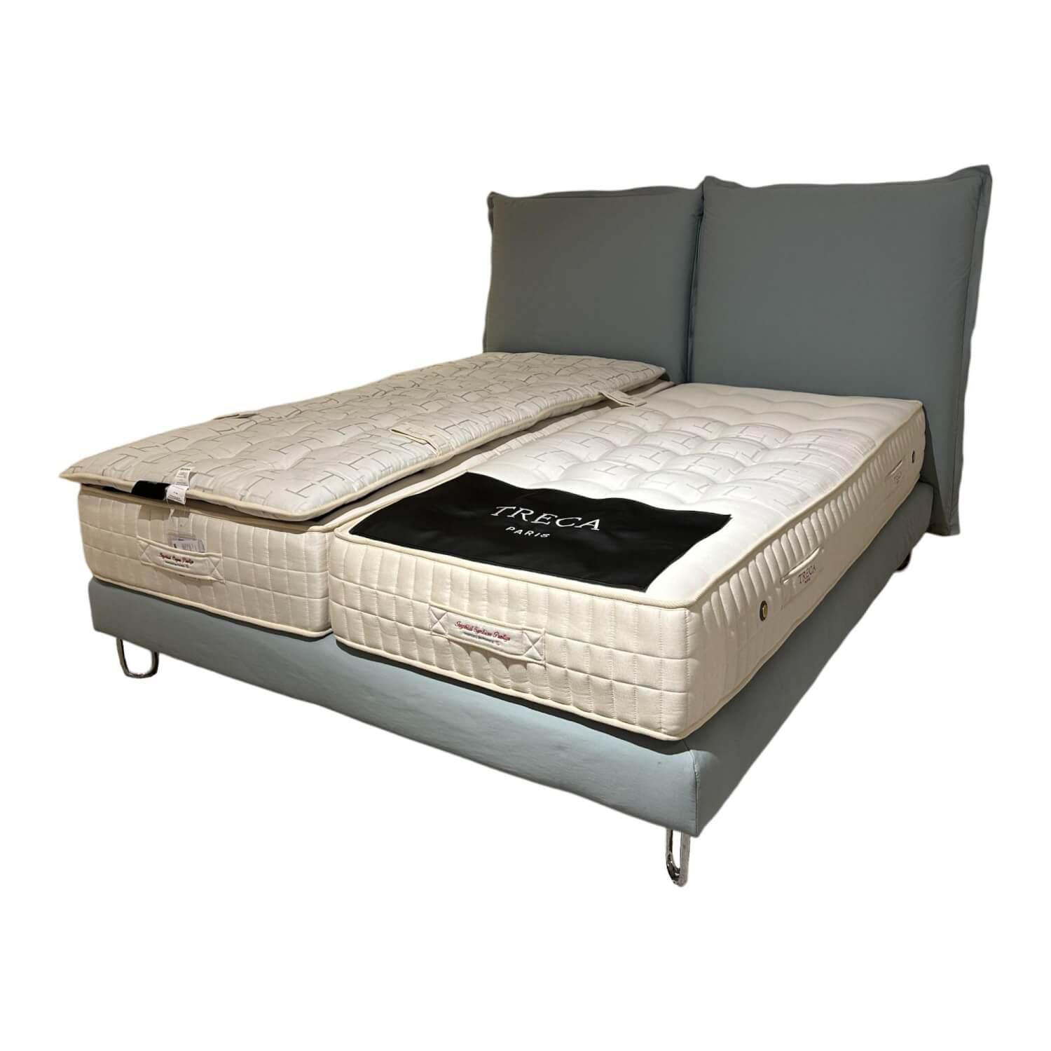 Polsterbett Angele SZ Bezug Stoff Loft F 3168 017 Nuage Hellblau Graeulich Fuesse A...