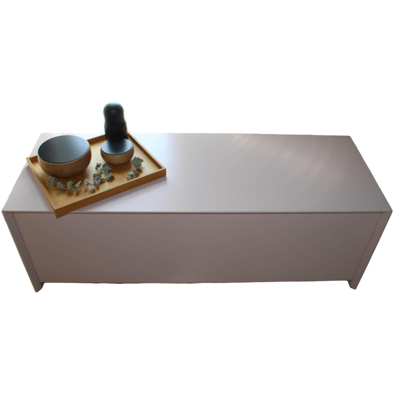 Chest Truhe Und Ablagebank MDF Lackiert Altrosa