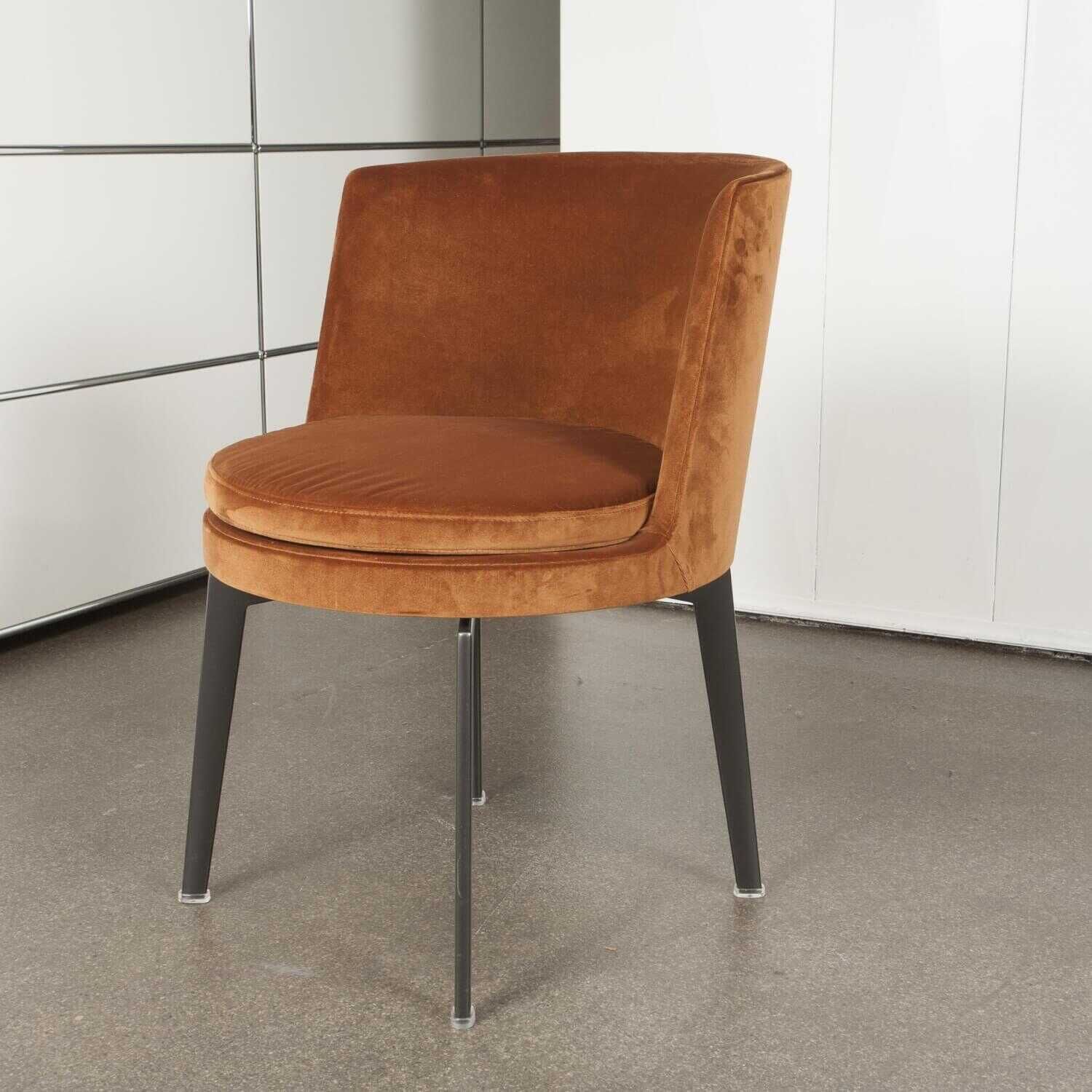 Esszimmerstuhl Feel Good Stoff Eldorado Orange