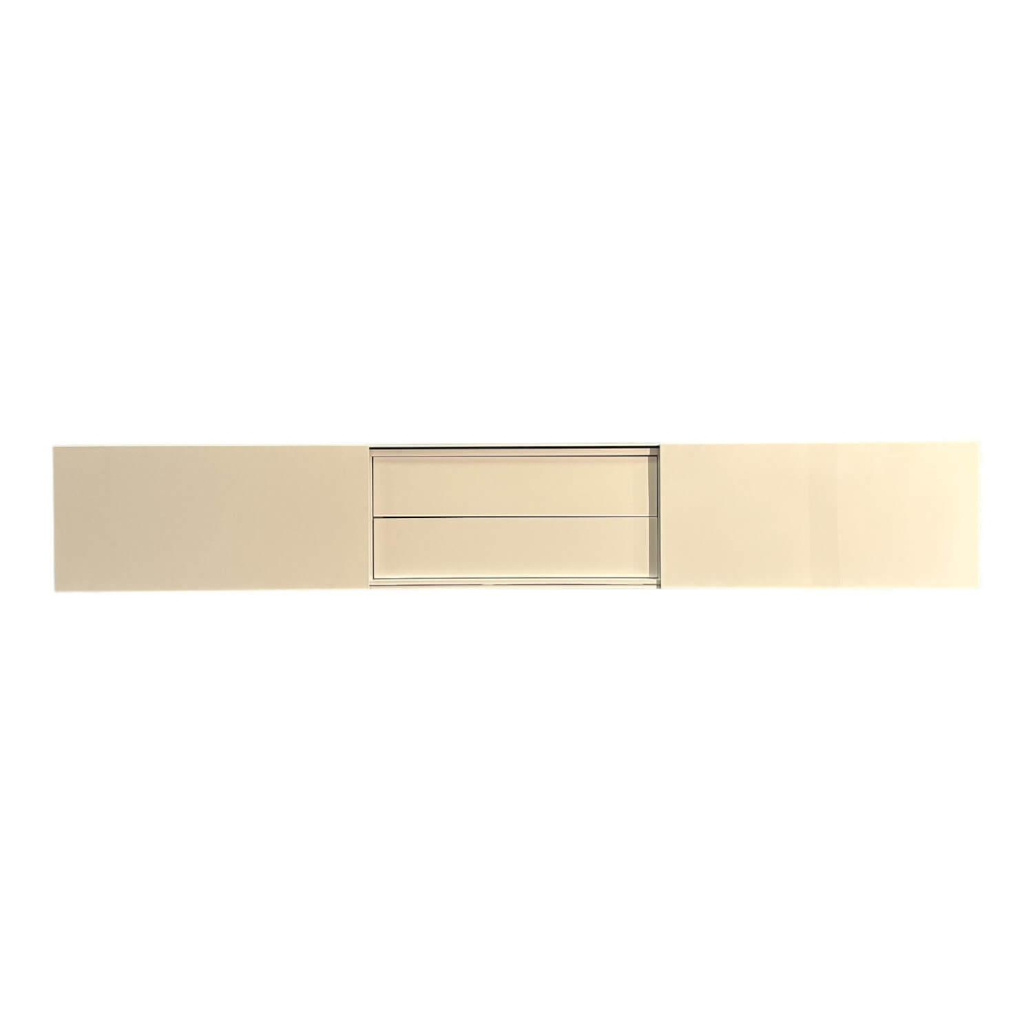Lowboard Lack Weiss Matt Wandhaengend