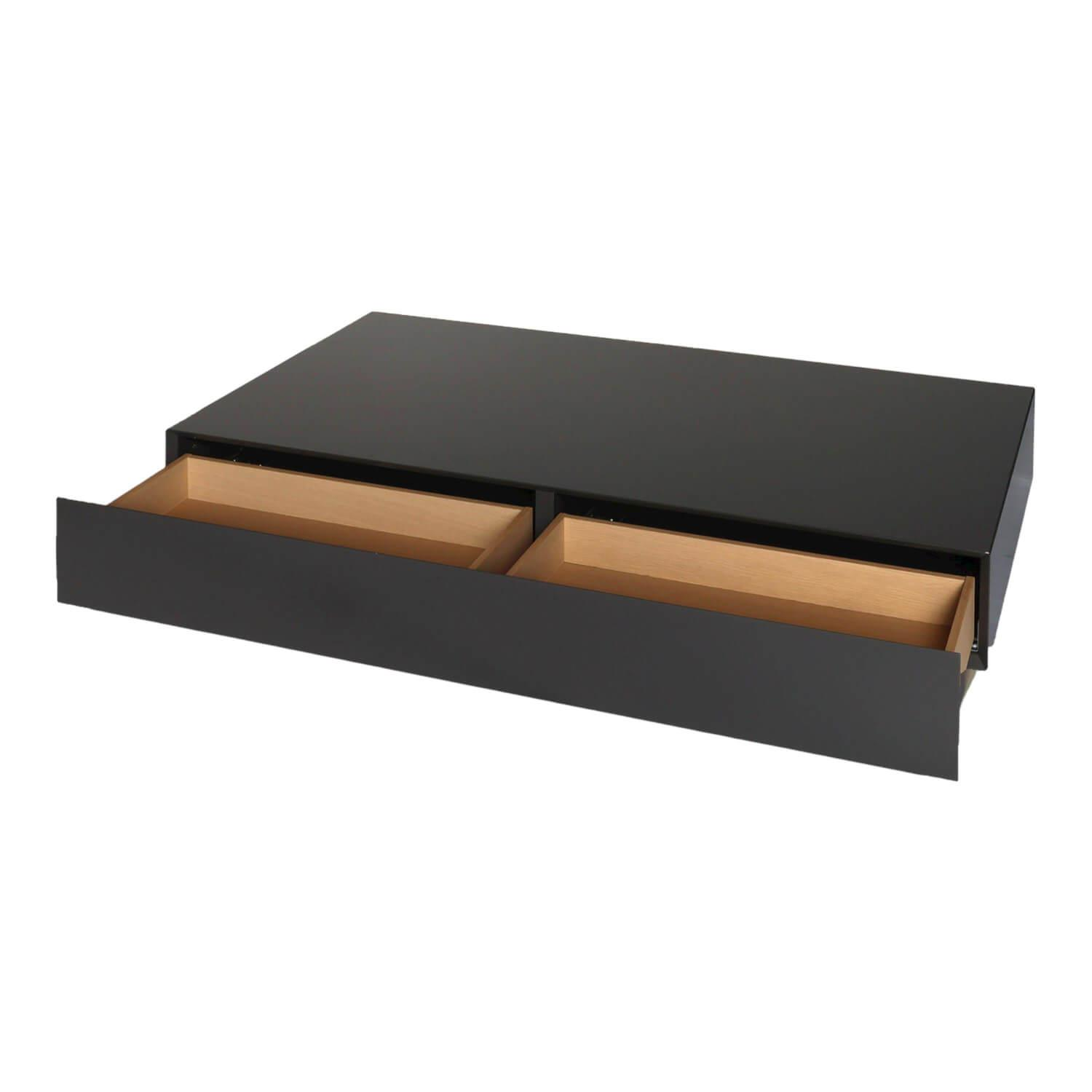 Lowboard Vision Lack 313 Basalt Innen Eiche Hell Mit 4 Schubkaesten Beidseitig Zu...