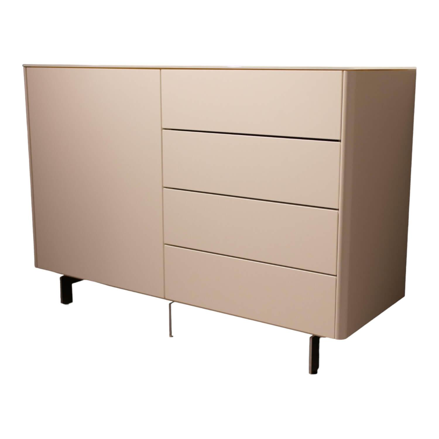 Sideboard Goya Lack Weiss Beige Mit Fokus