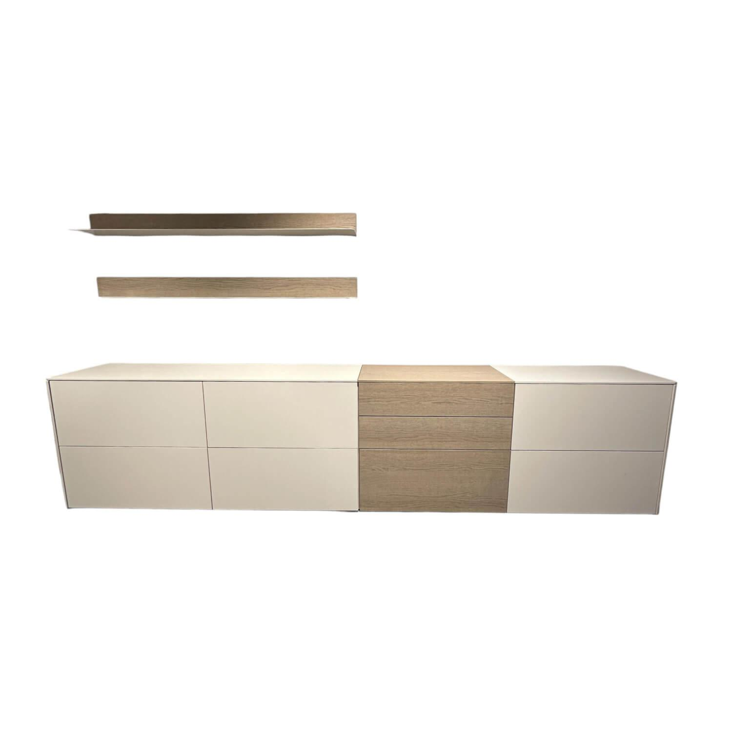 Sideboard Goya Vorschlag 38 In Lack 469 Kaschmir Inkl. 2x Wandboard