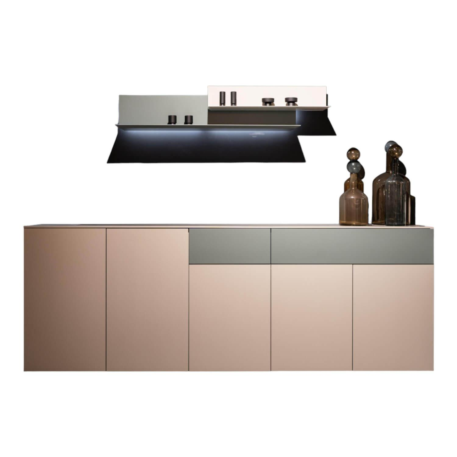 Sieboard Cube Change Und Lilu Winkelregal Inklusive Beleuchtung Lack Muschel Und...