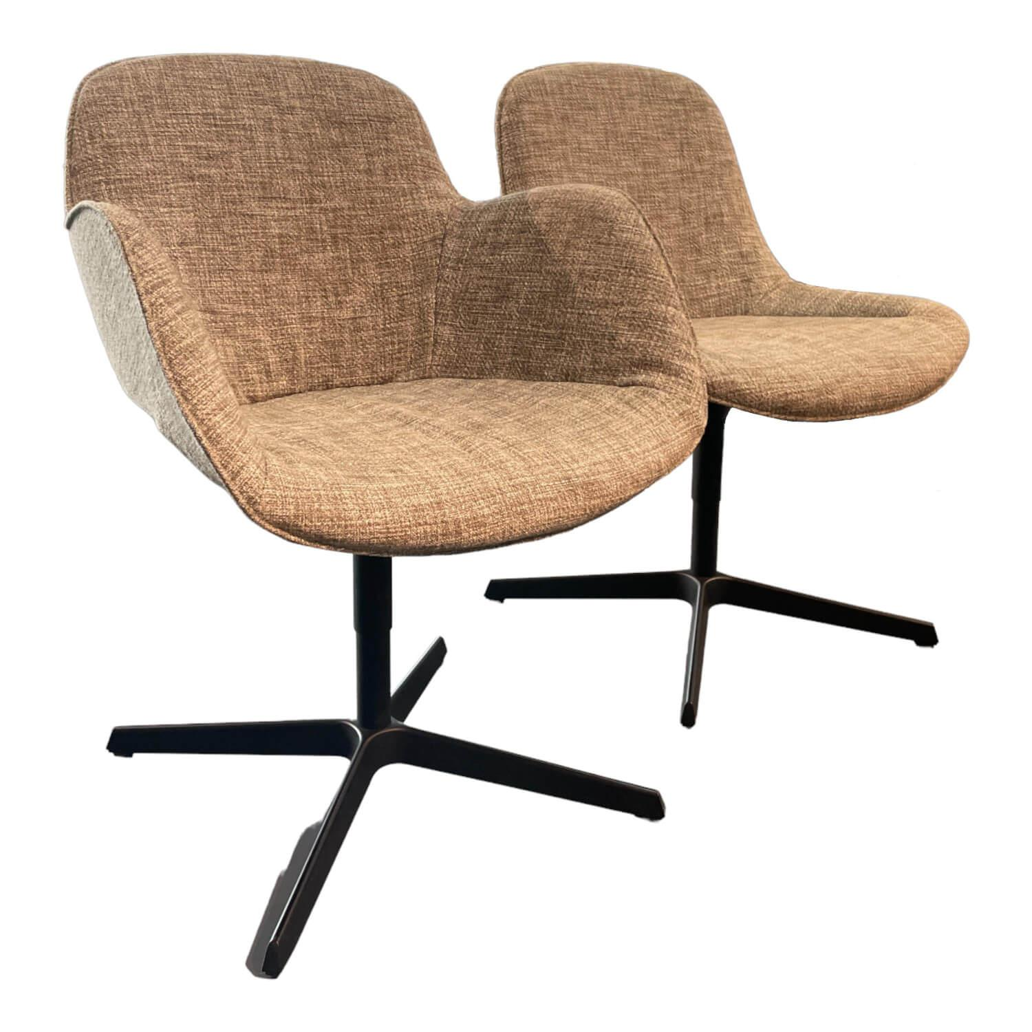 2er-Set Stuuhl Sheru Stoff Oban 7879 Moss Untergestell Matt Pulverbeschichtet Sc...