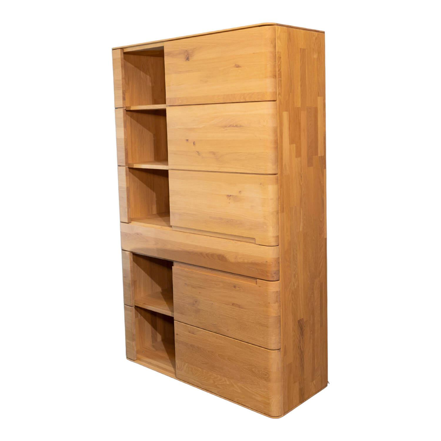 Schrank LS 895217 Intenso Wildeiche Massiv Bianco Geoelt