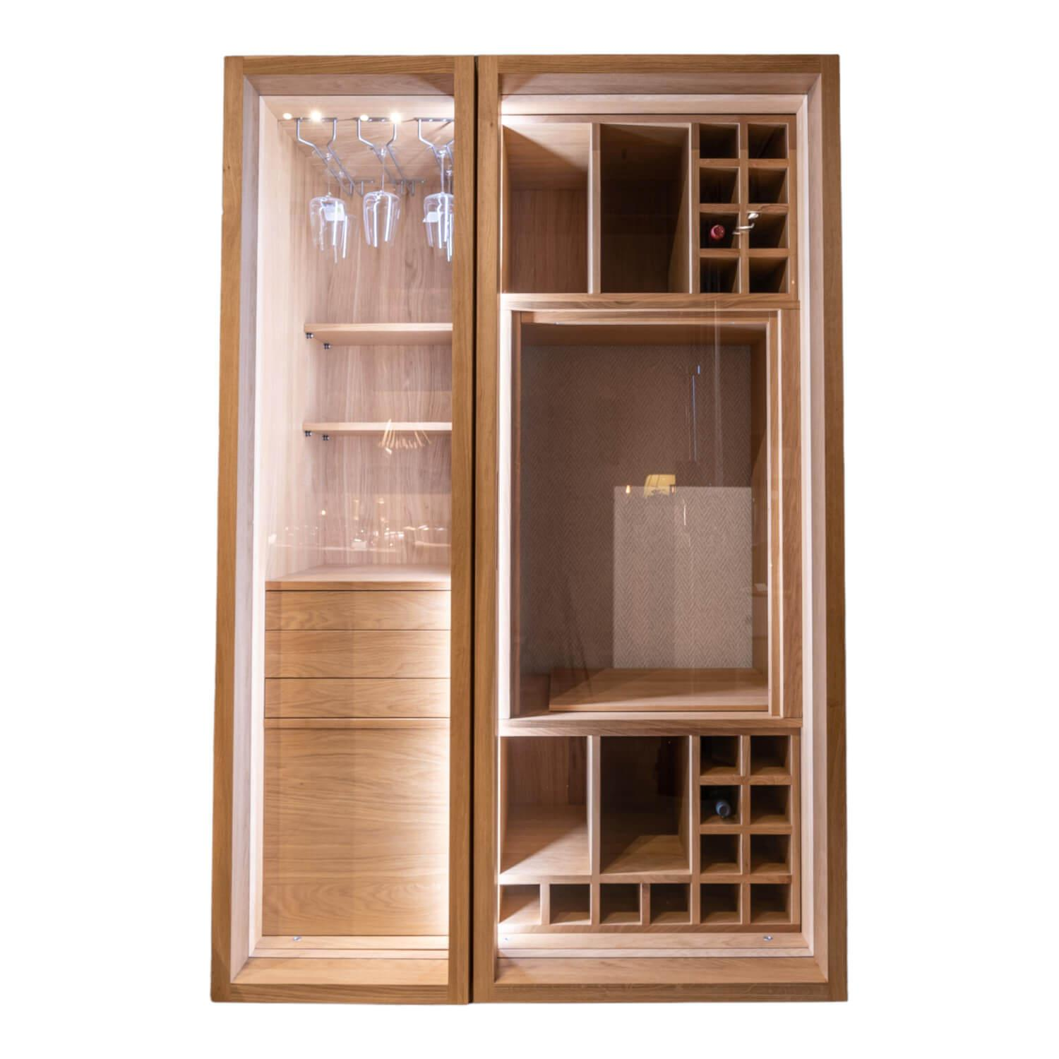Weinschrank Cambusa Eiche Neutro