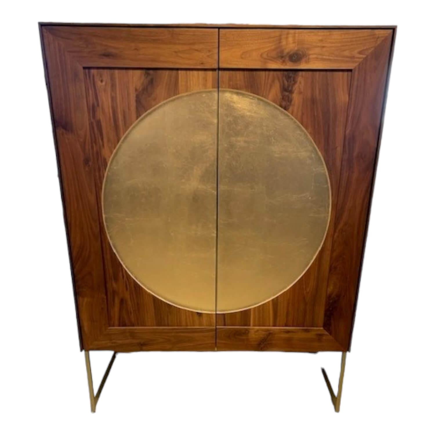 Highboard Alleskoenner Astiger Nussbaum Innen Birke Natur Geoelt