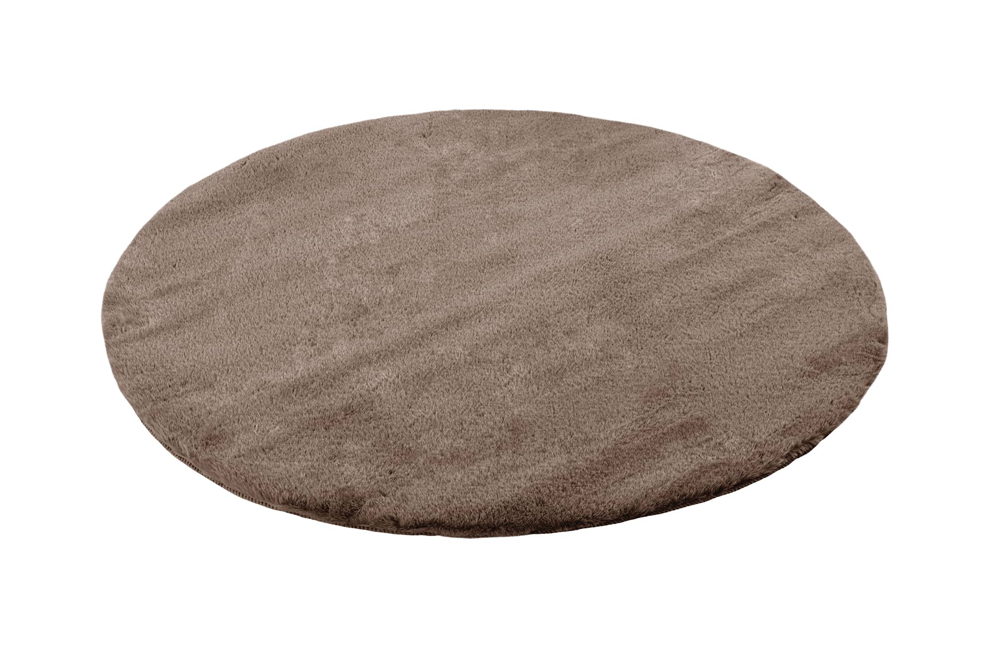 Badematte Rabbit Light 225 Dunkelbeige Ø 100cm RUND