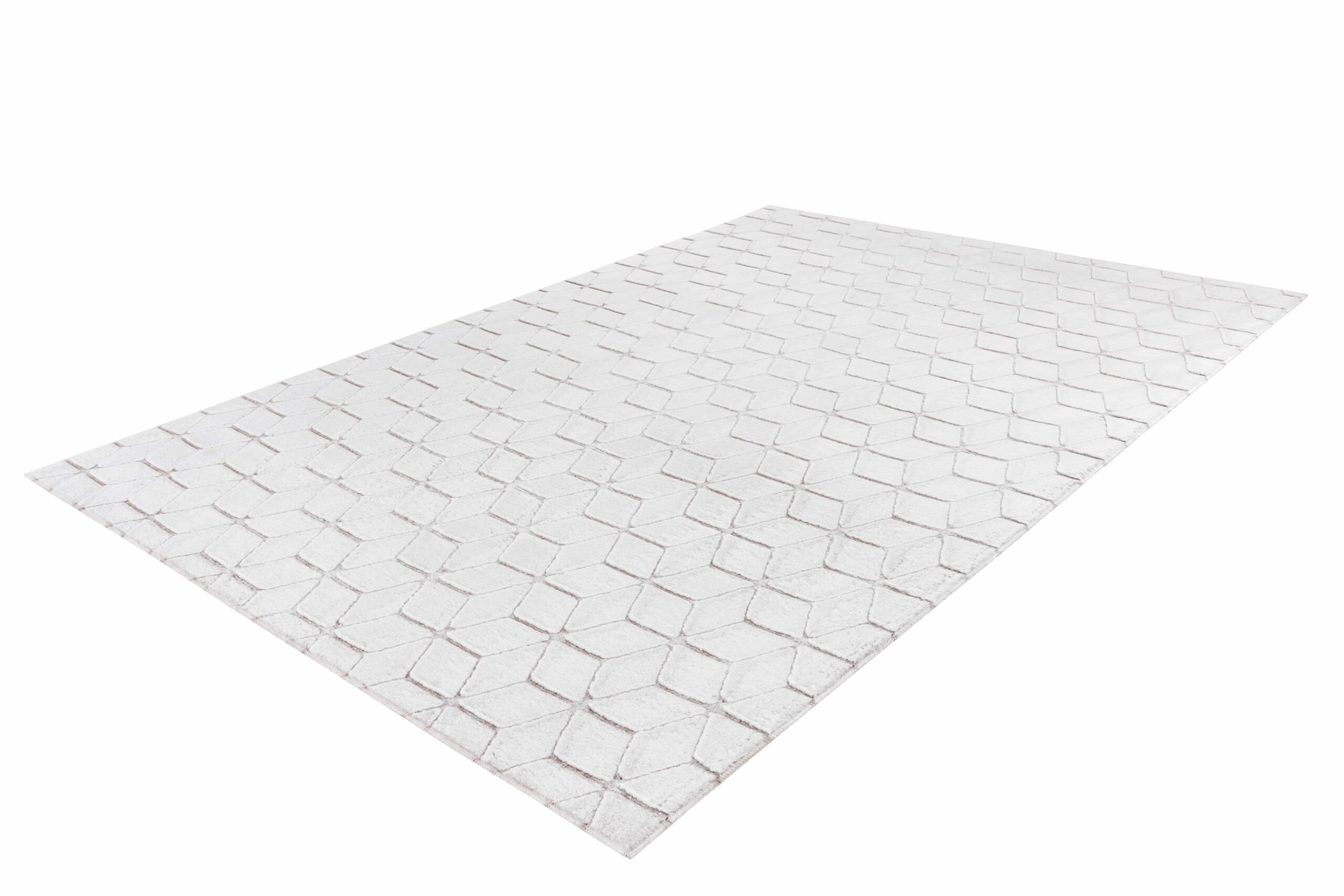 Vivica 125 Weiß / Taupe 80cm x 150cm