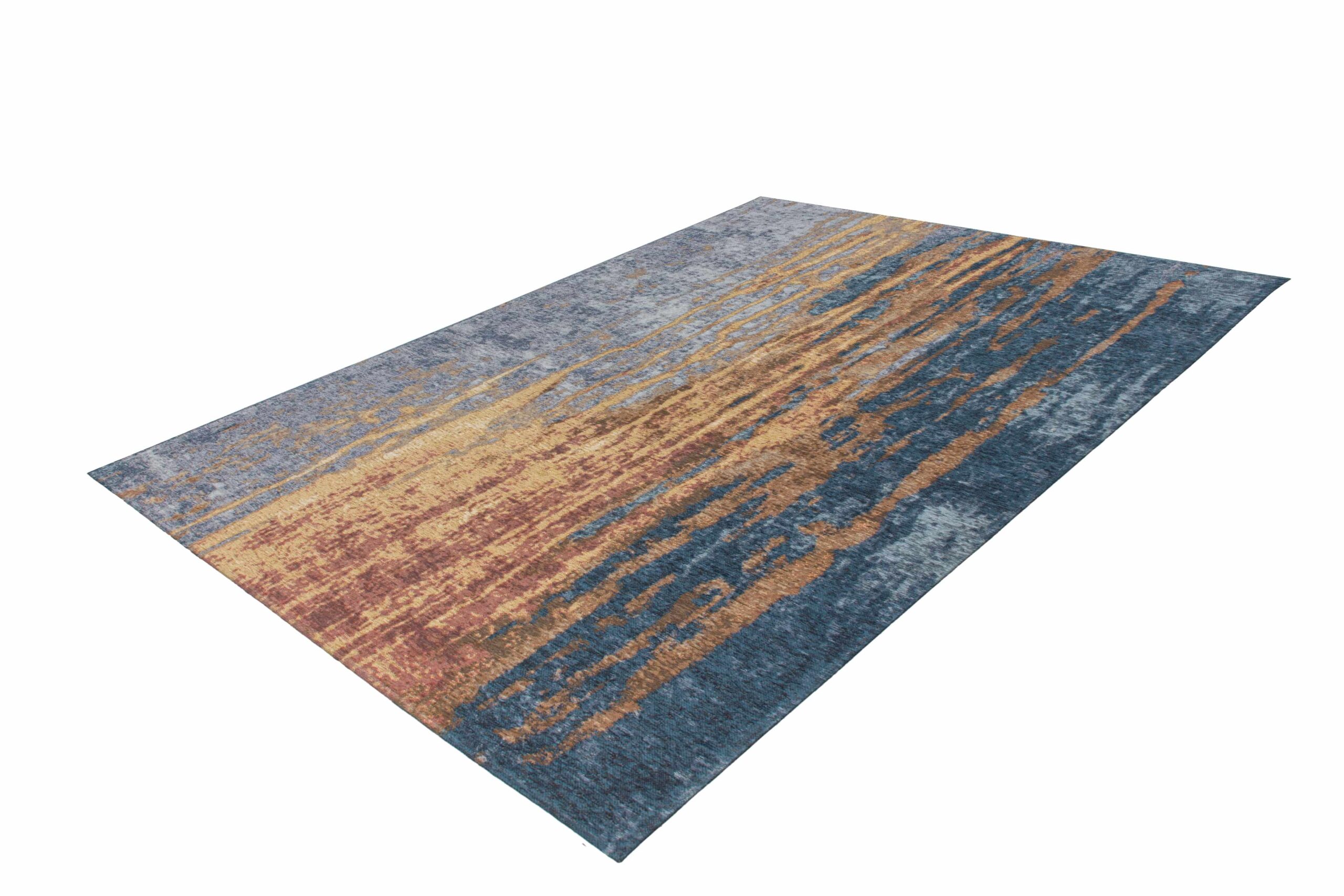 Teppich Blaze 300 Beige / Blau 75cm x 150cm | Jacquard-Teppich