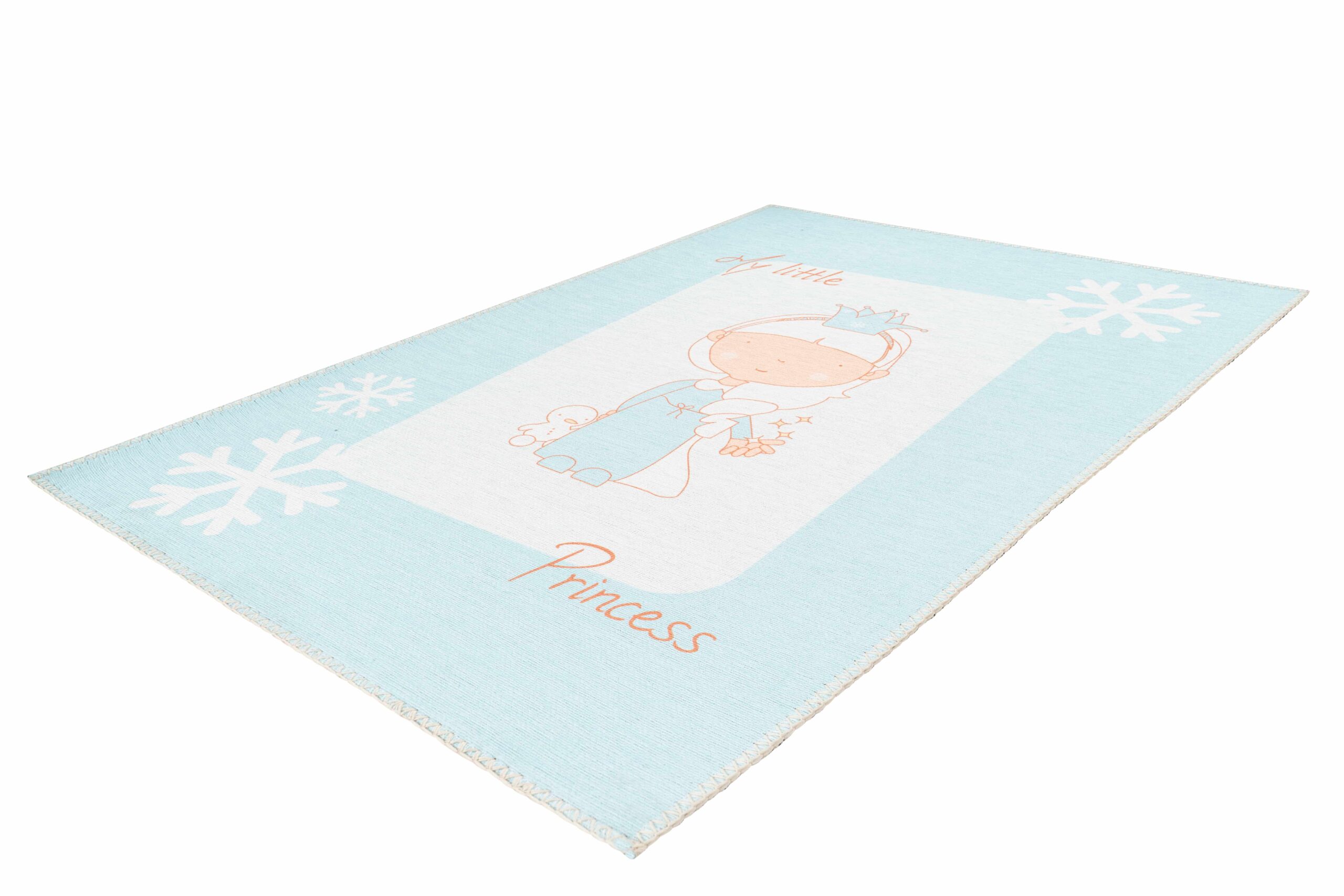 Teppich Bambini 100 Mint Ø 160cm RUND | Flachflor