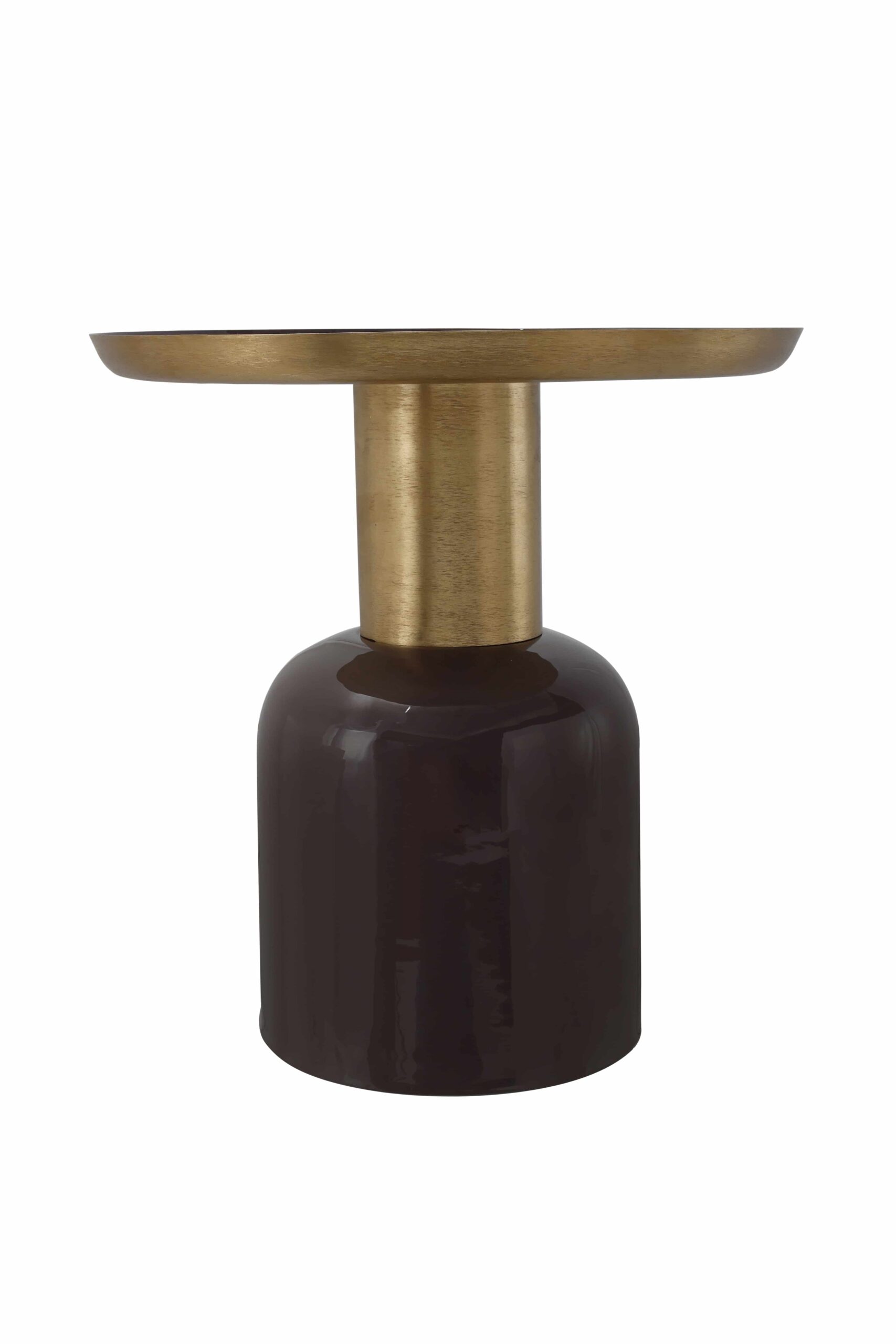 Beistelltisch Art Deco 825 Taupe / Silber