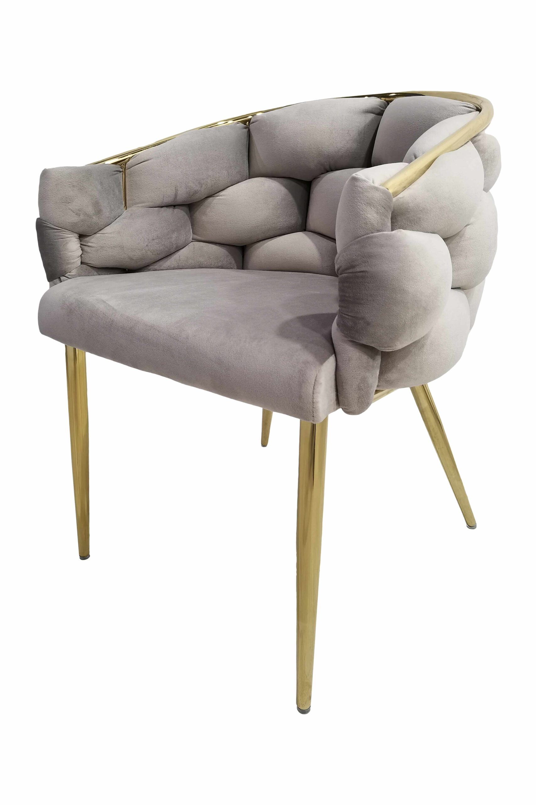 Stuhl Grace 125 2er-Set Taupe / Schwarz
