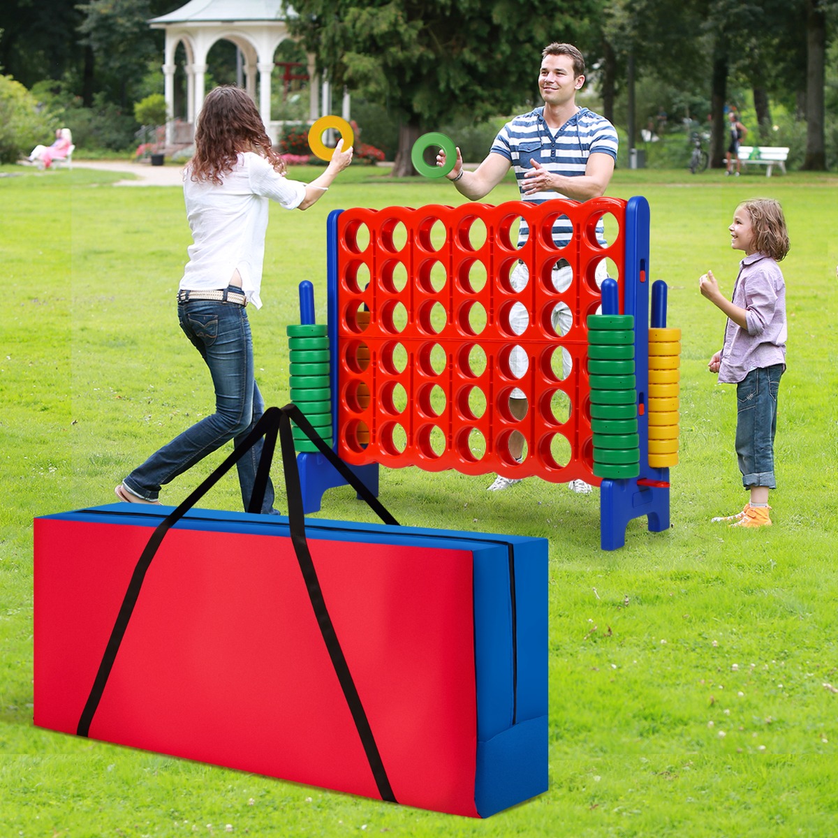 Tragetasche für 4 Gewinnt Aufbewahrungstasche (Spiel Nicht Enthalten) 120 x 29 x 48 cm