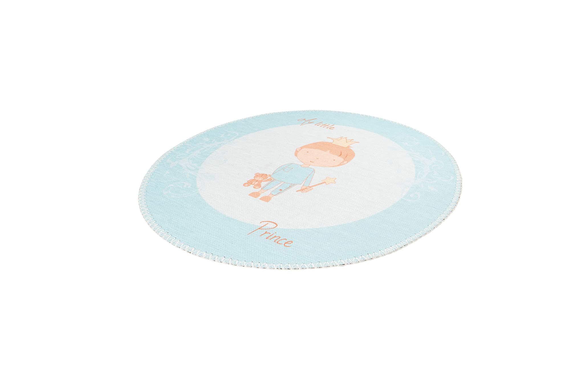 Teppich Bambini 300 Mint Ø 160cm RUND |Kinderteppich | Flachflor
