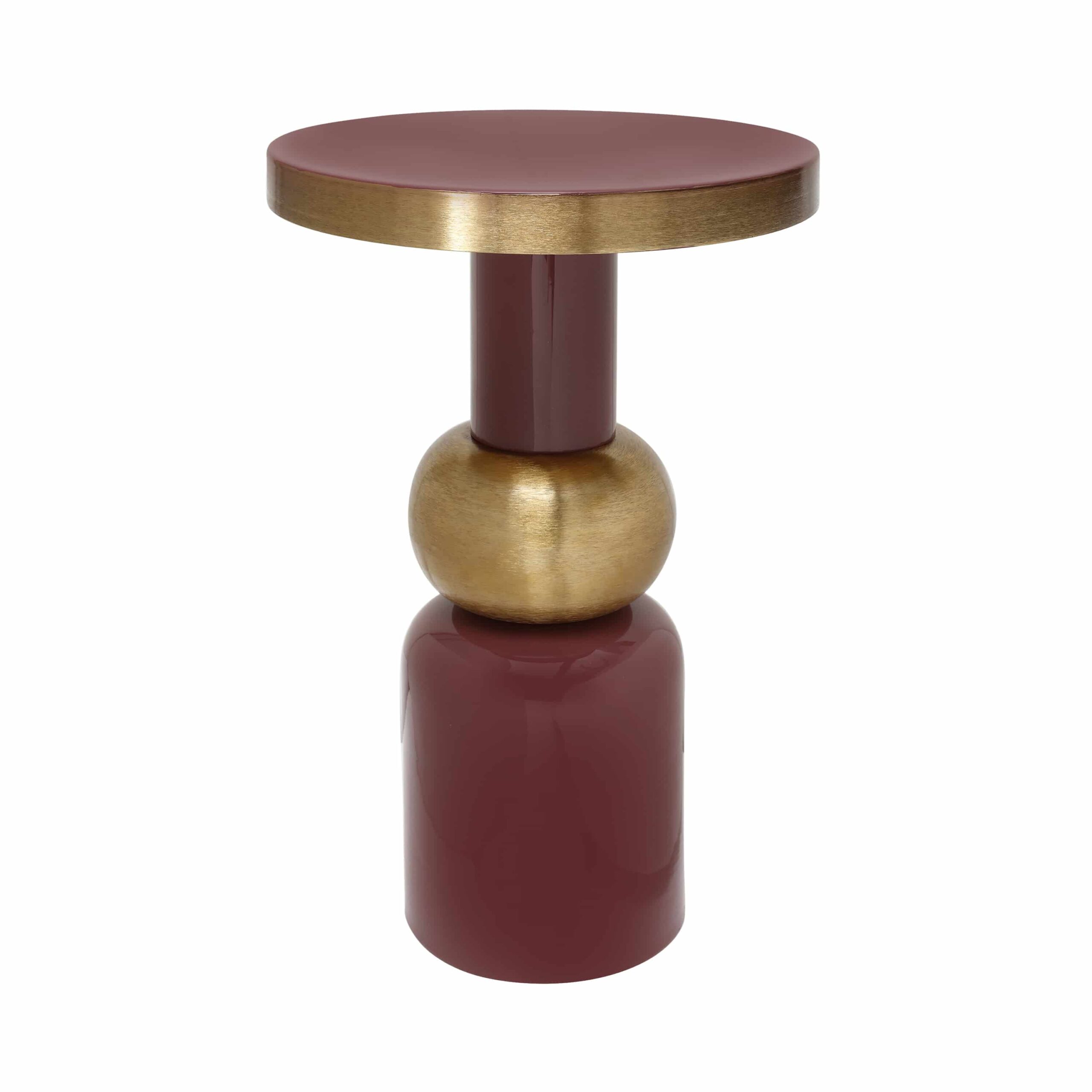 Beistelltisch Art Deco 2125 Taupe / Gold