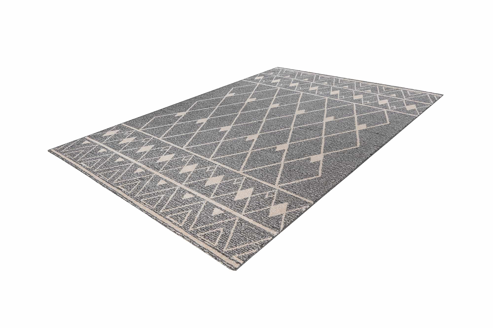 Rhombus 325 Grau / Beige 80cm x 150cm