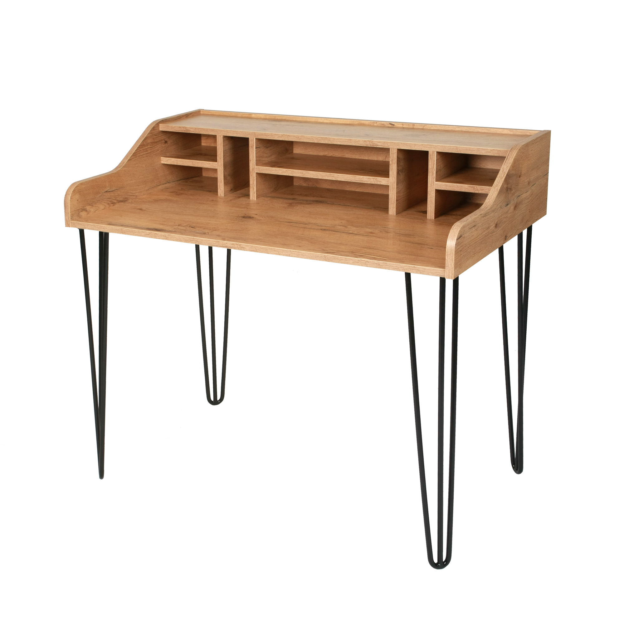 Schreibtisch mit Hairpin-Füßen – Hotelmöbel & Homeoffice, antibakterielle Oberfläche - 160cm / Coco Bolo 8995SN