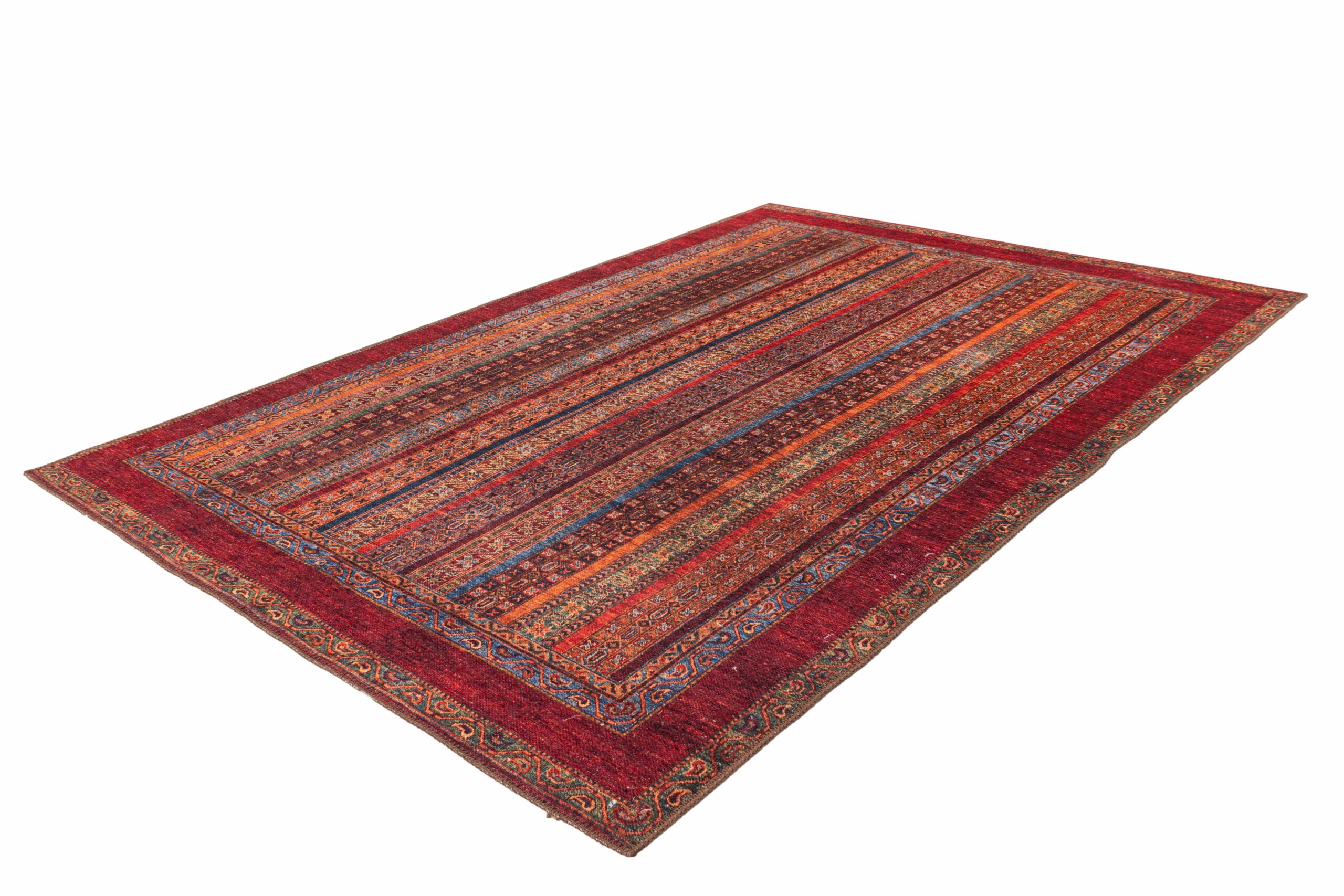 Faye 425 Multi / Rot 200cm x 290cm