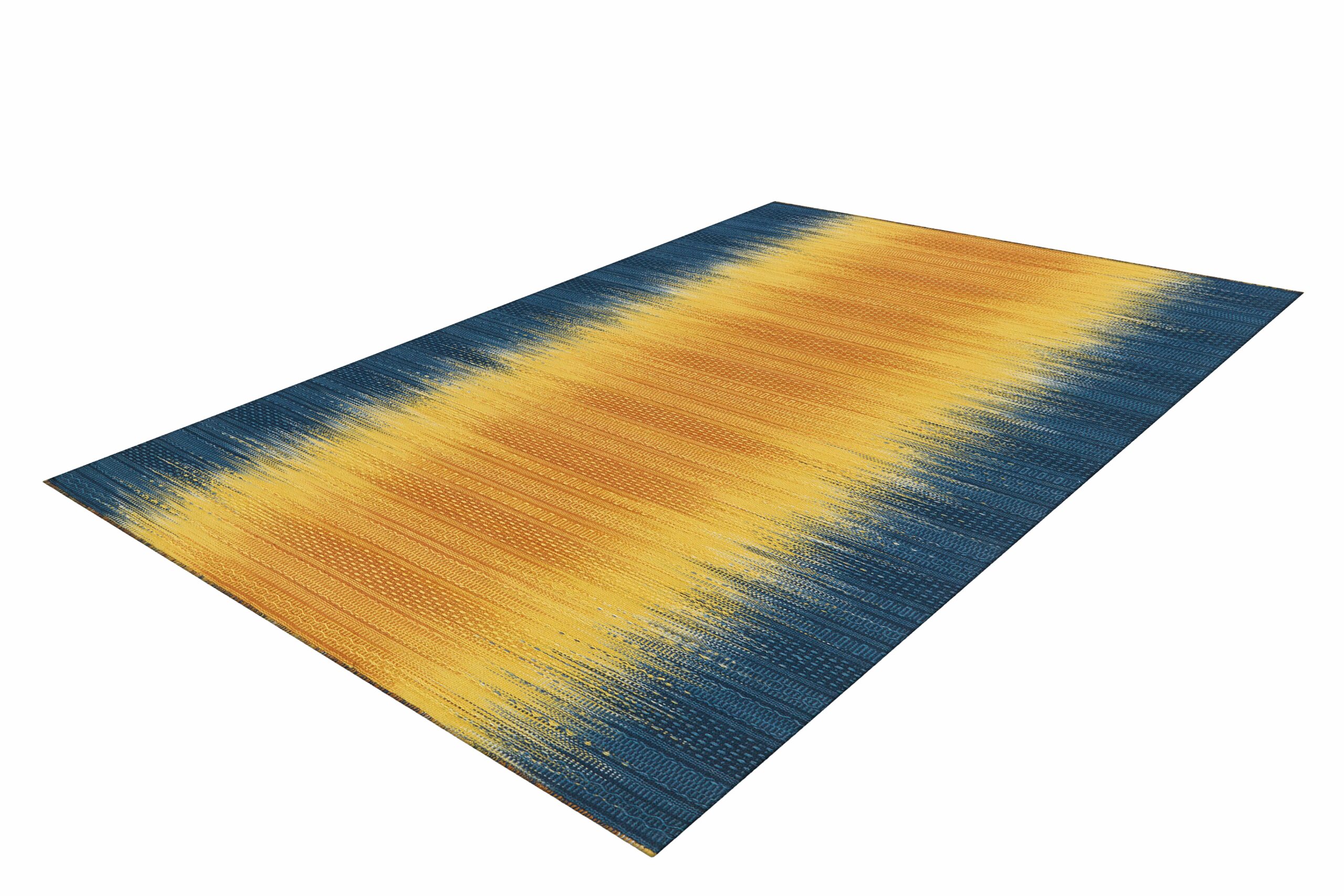 Sunset 8070 Gelb / Blau 90cm x 160cm