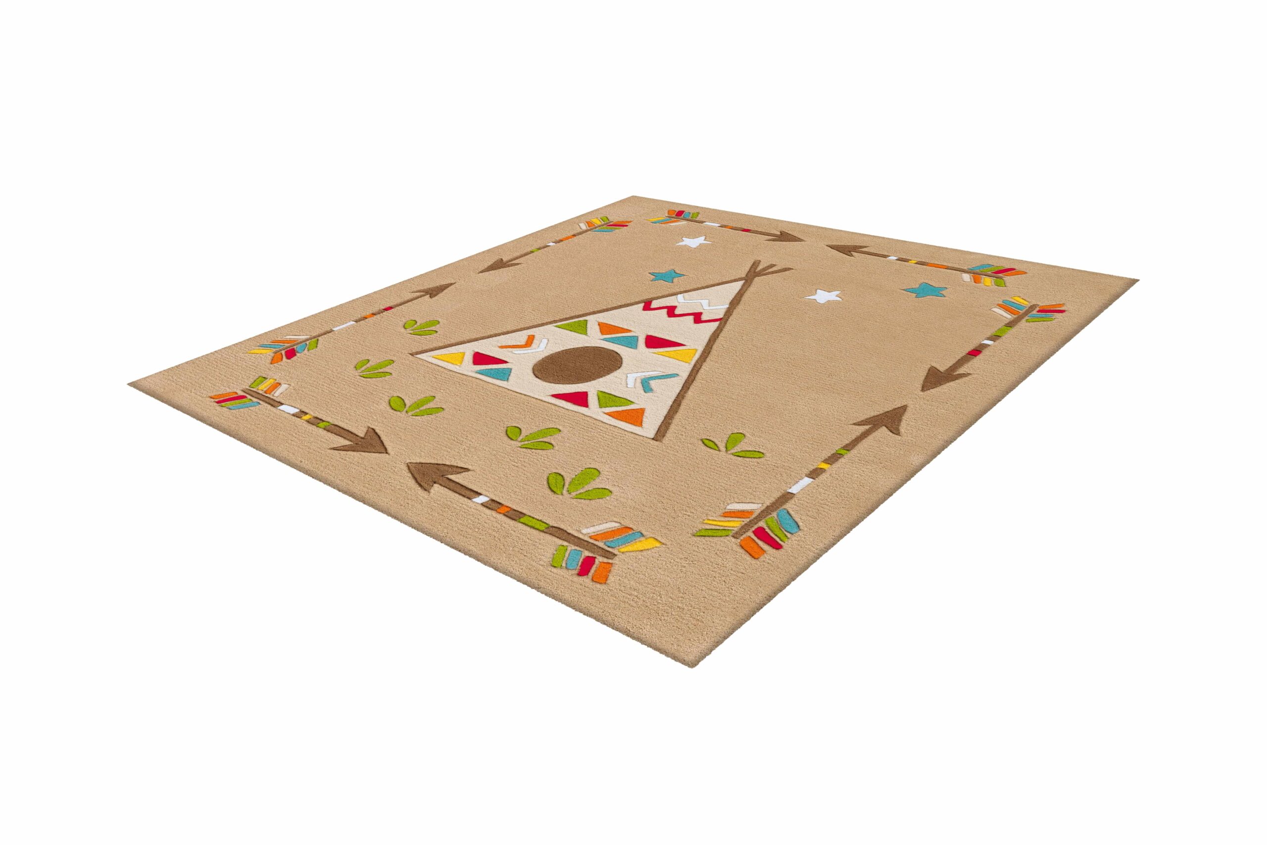 Spirit Glowy 3142 Multi Indian 130cm x 130cm ECKIG