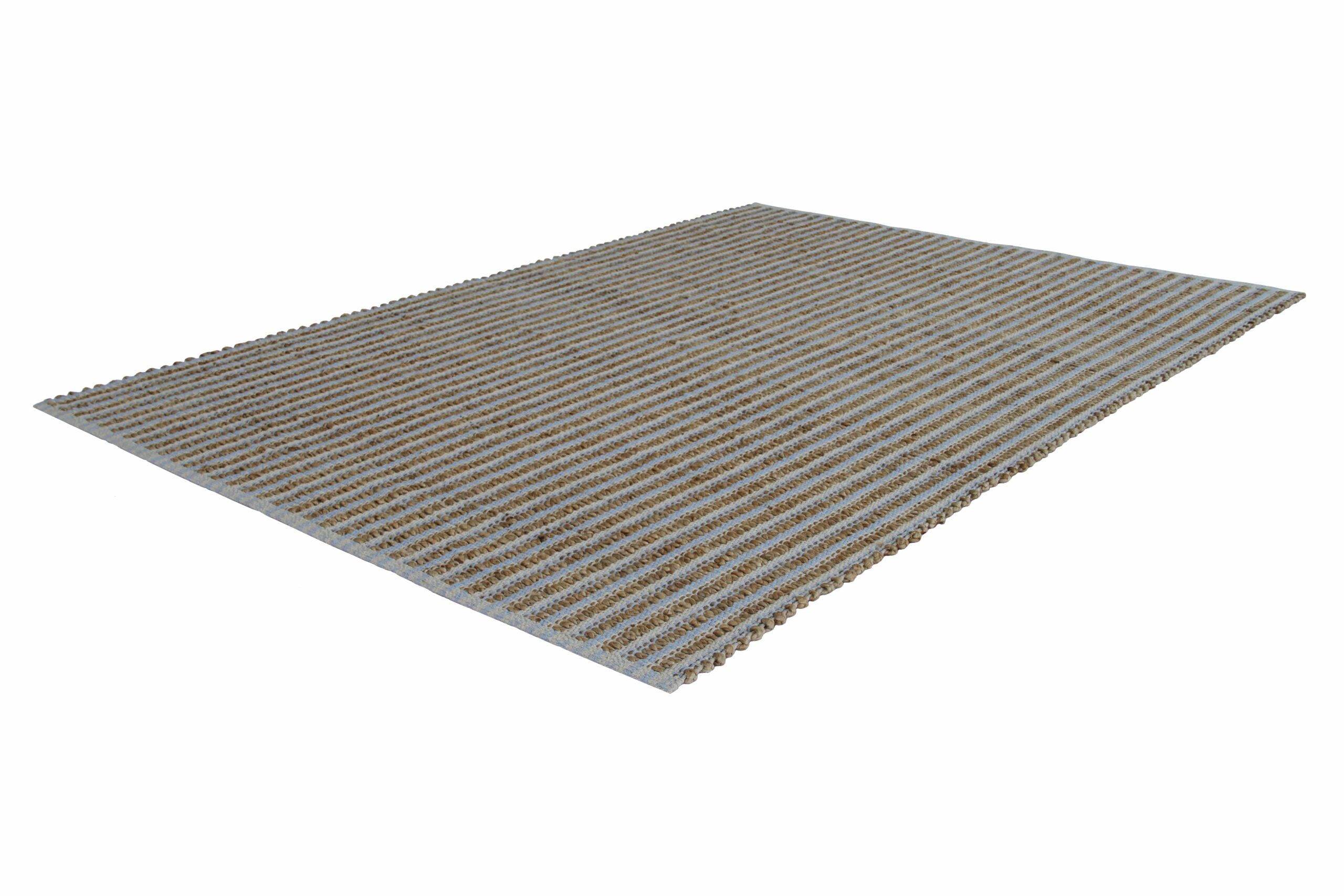 Teppich Chess 210 Natur / Blau 120cm x 170cm | Naturteppich | Flachflor