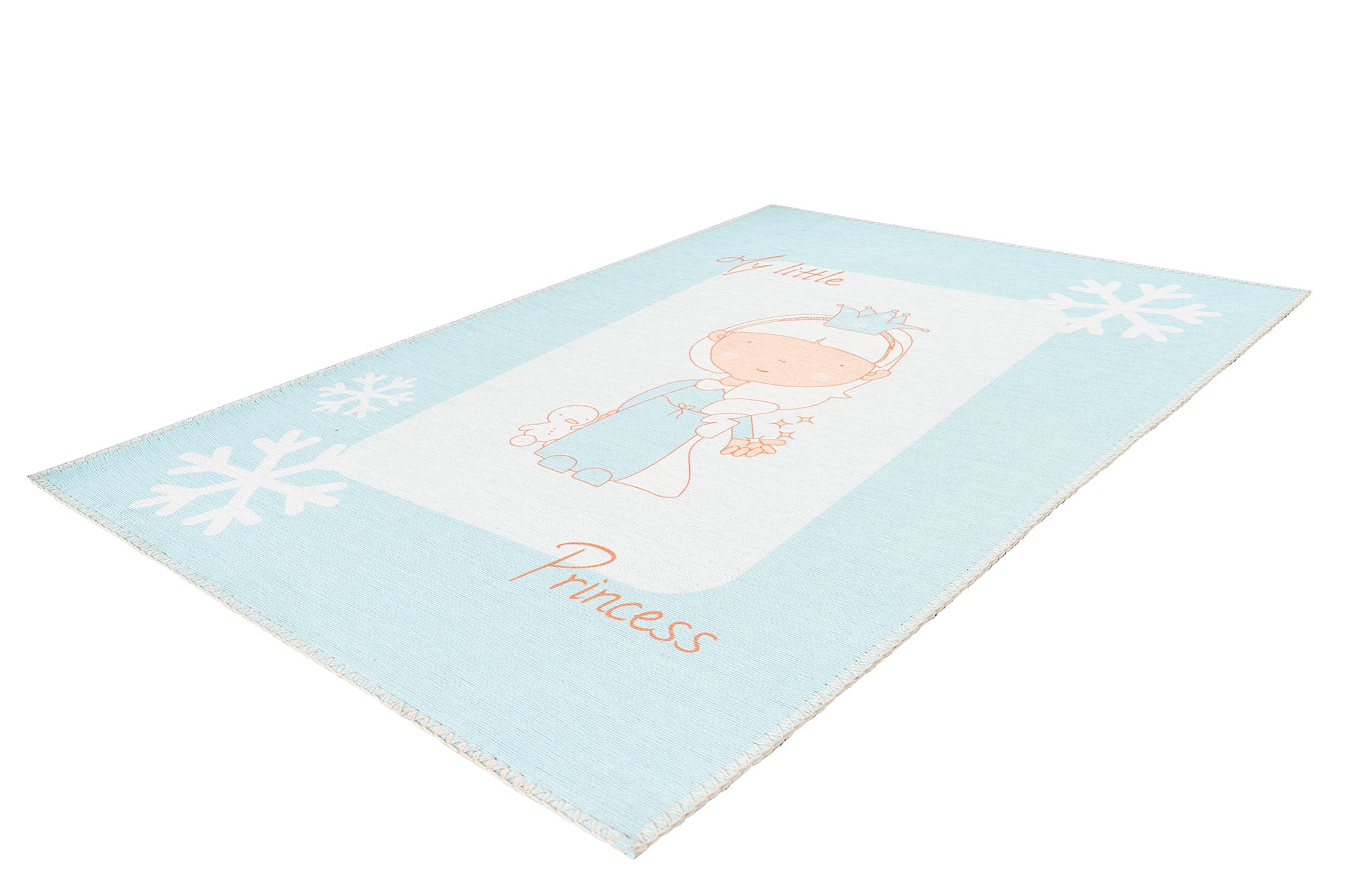 Teppich Bambini 100 Mint Ø 160cm RUND | Flachflor