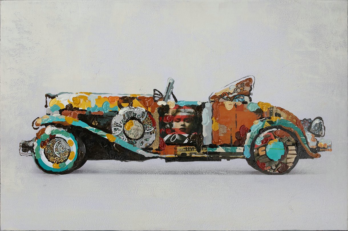 Öl-Wandbild Used Car 60cm x 90cm