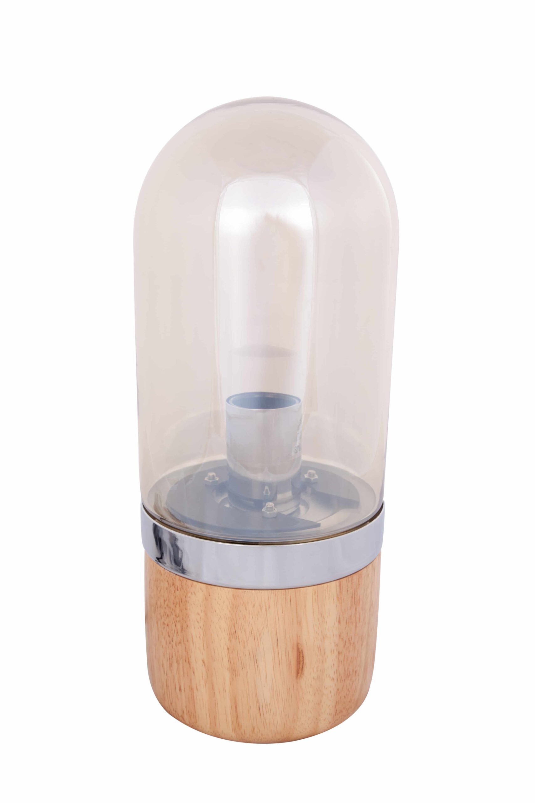 Tischlampe Malbi 525 Grau / Holz