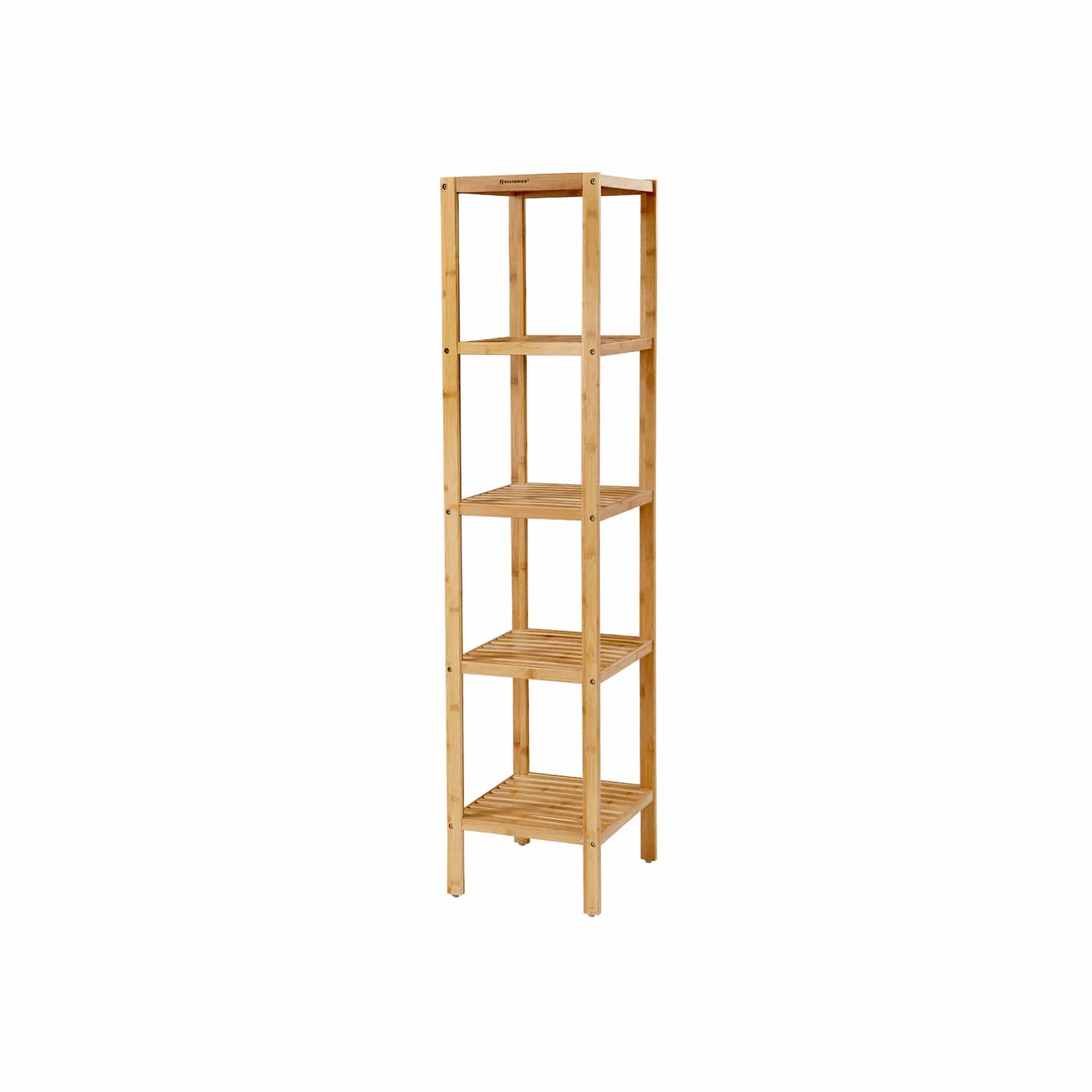 Bambus 5 Ablagen 33 x 33 x 146 cm schmal