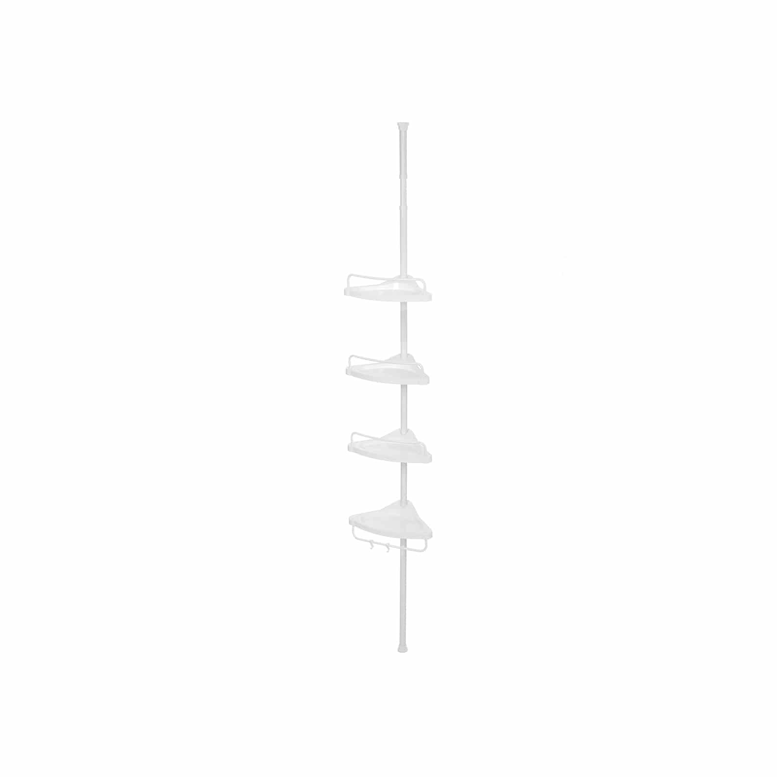Duschregal 85-305 cm Weiß