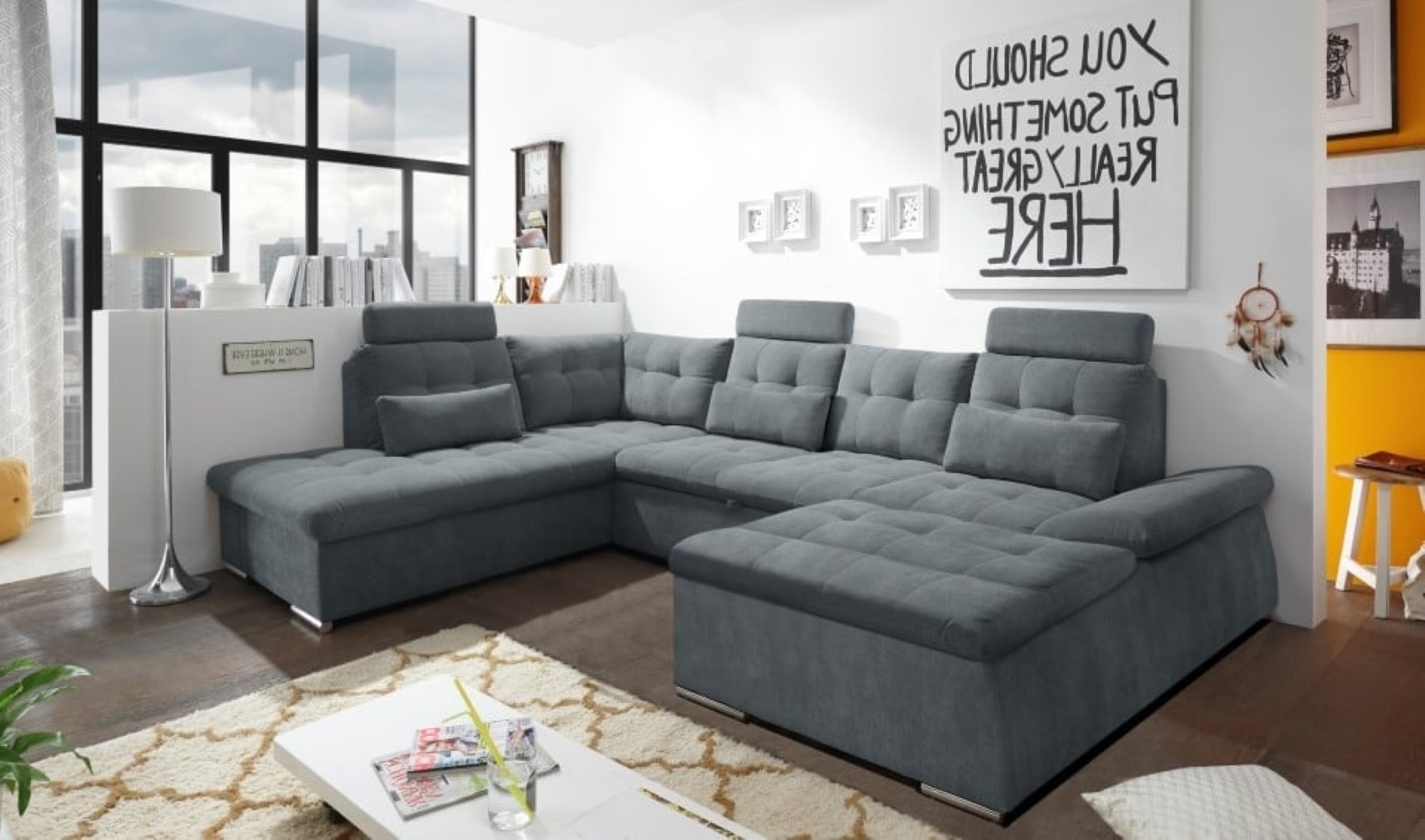 Nalo Wohnlandschaft mit Schlaffunktion – Ihre Entspannungsoase für Zuhause