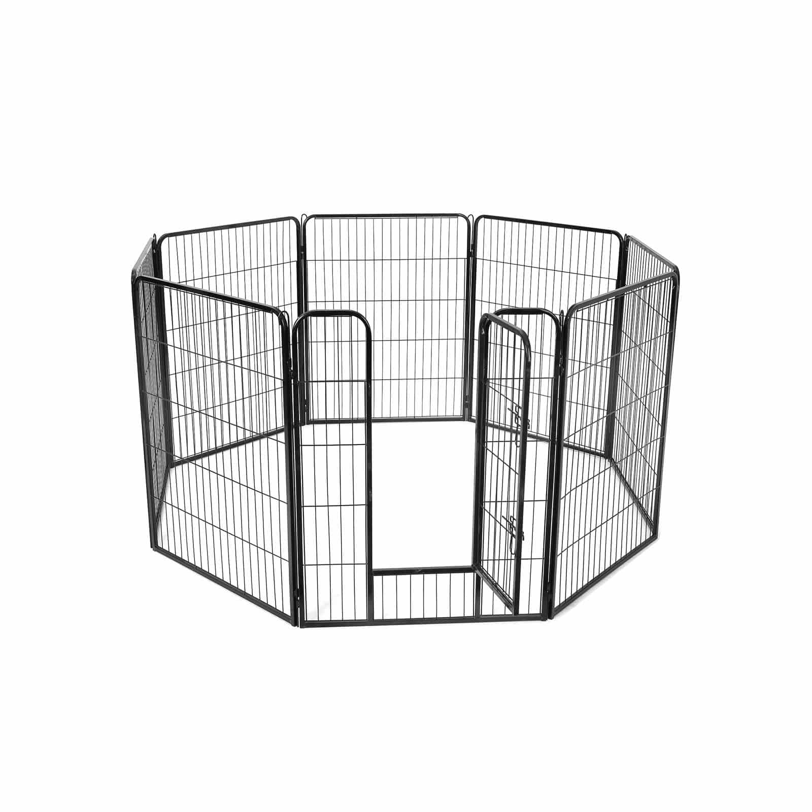 Freilaufgehege 100 cm hoch schwarz