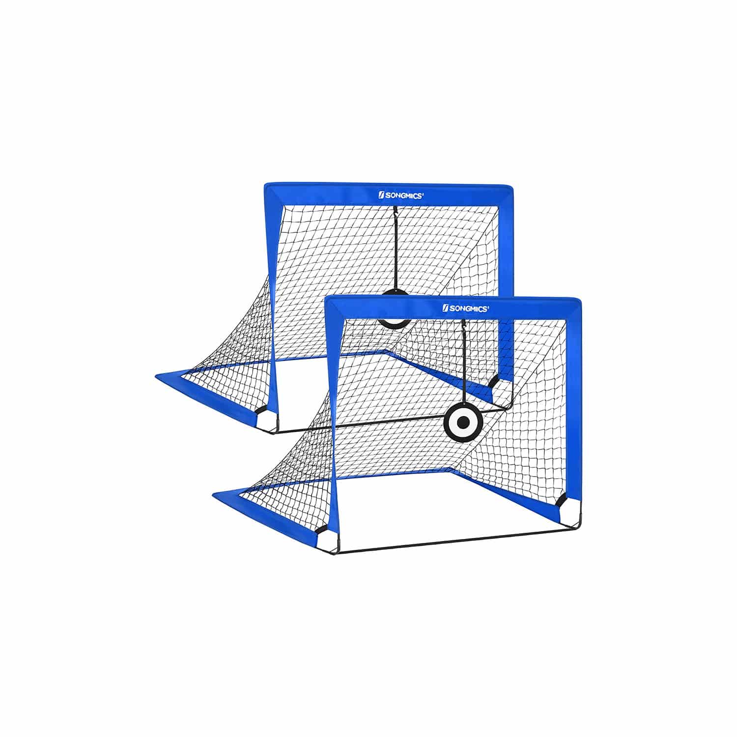 Fußballtor Kinder 2er Set faltbar blau
