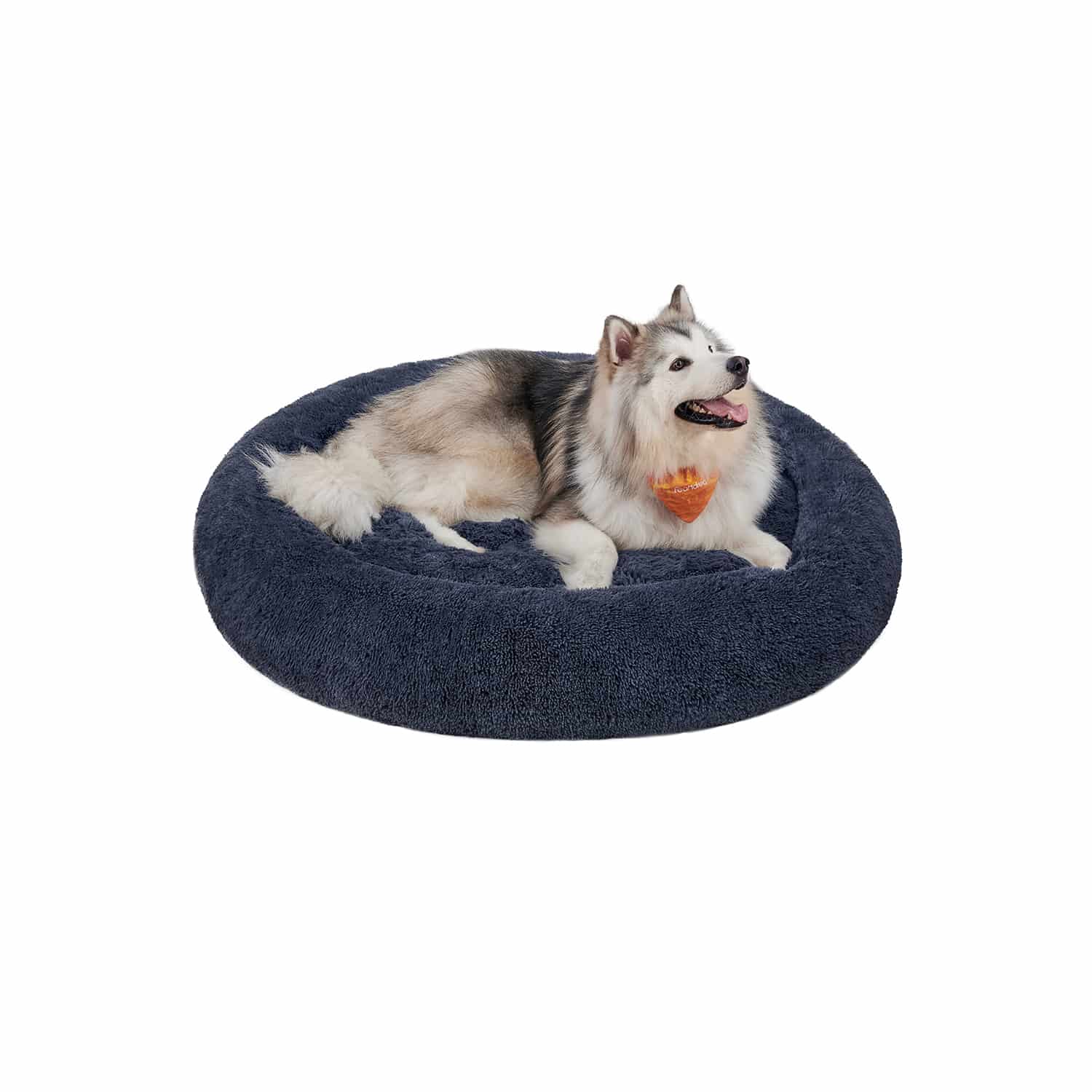 Hundebett in der Mitte herausnehmbar dunkelgrau