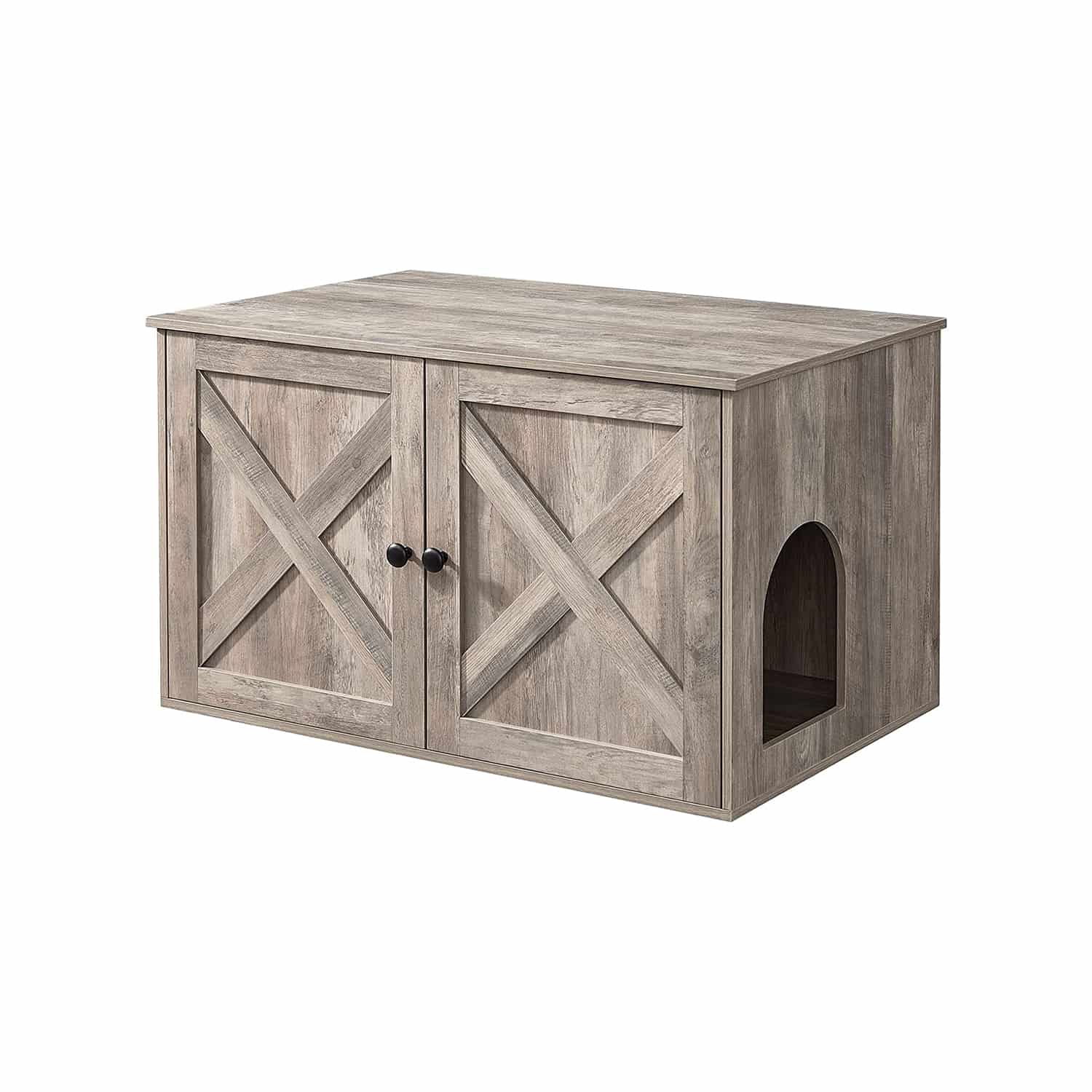Katzenklo-Schrank mit Türen