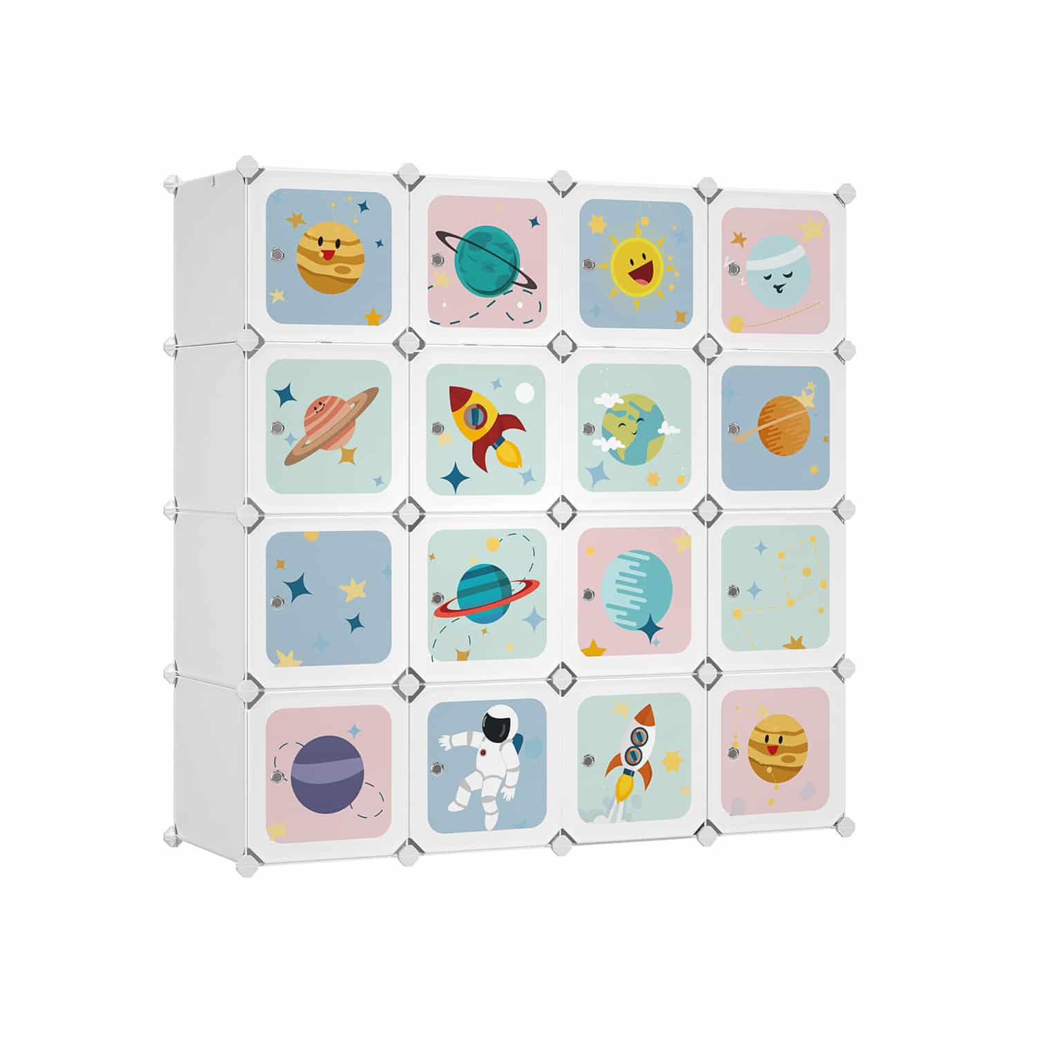 Kleiderschrank aus Kunststoff für Kinder