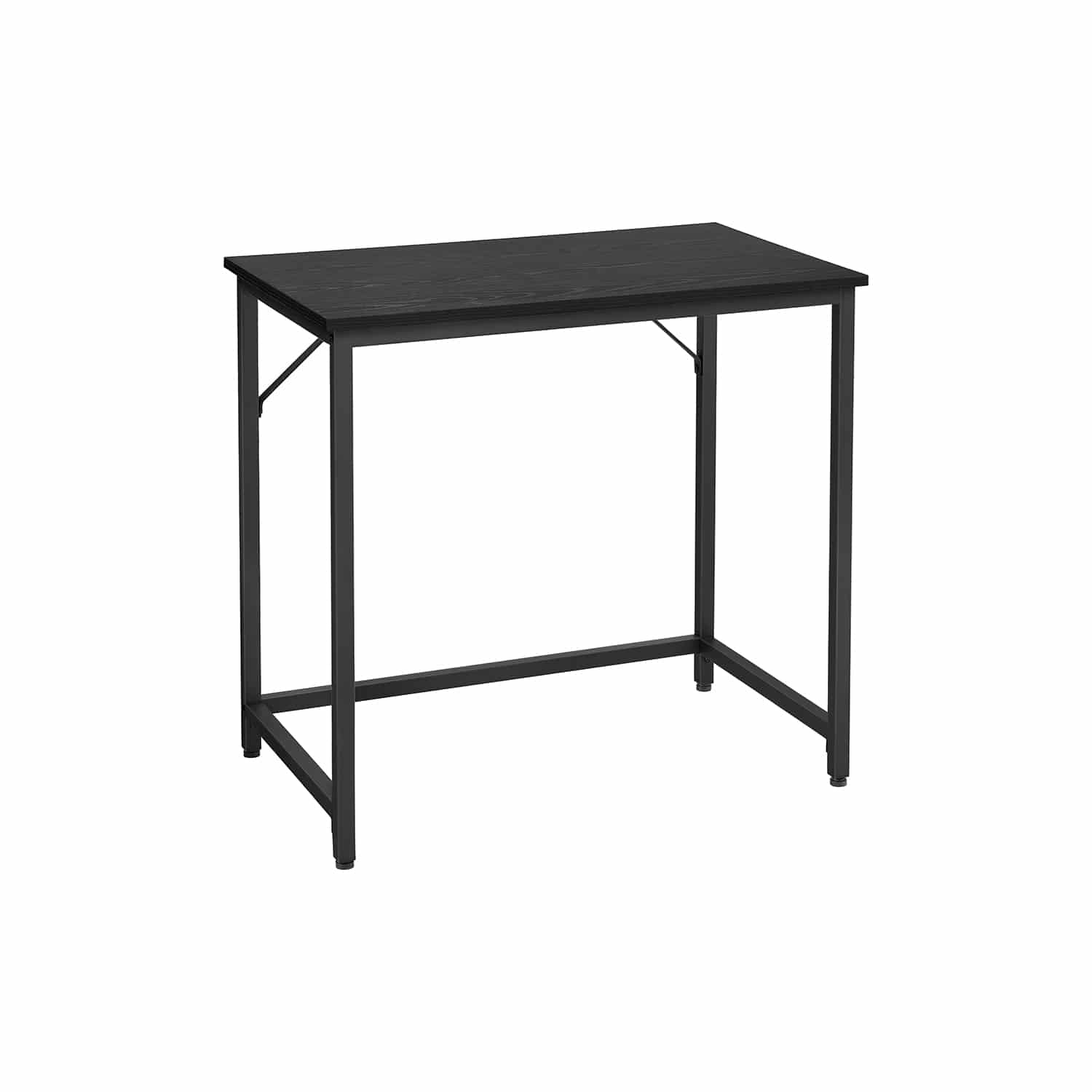 Kleiner Computertisch Industrie-Design schwarz