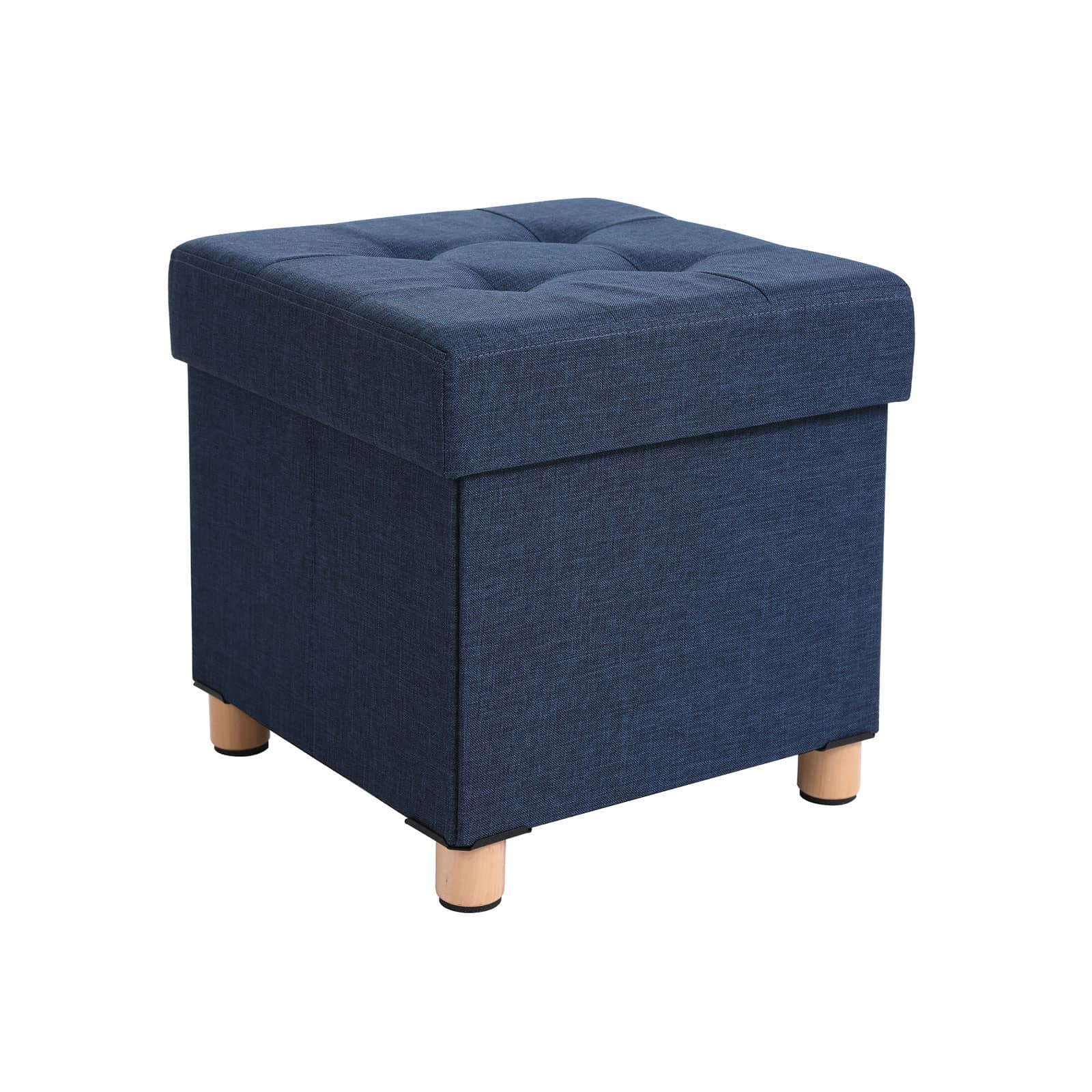 Kleiner Sitzwürfel Marineblau