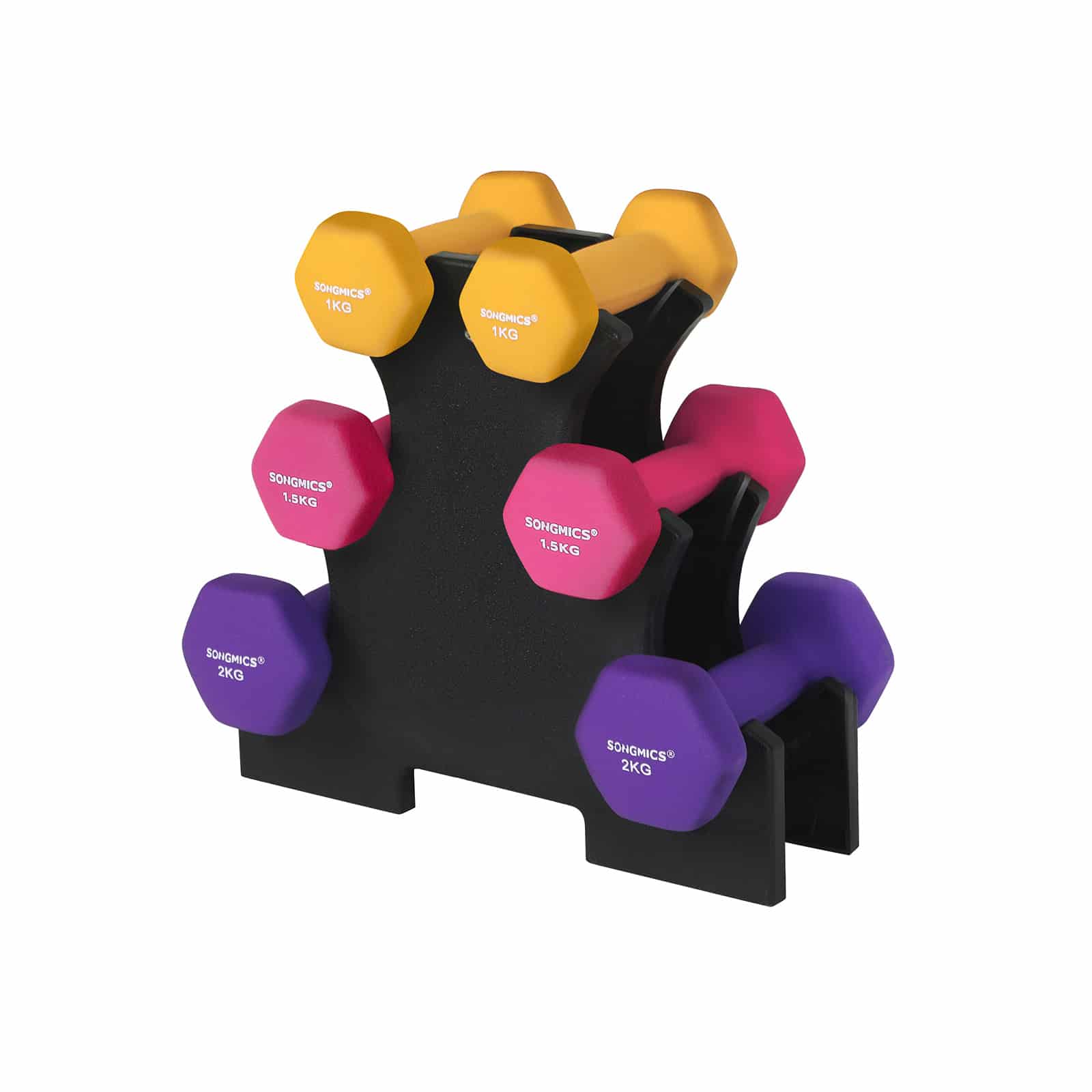 Kurzhantel-Set mit Hantelständer