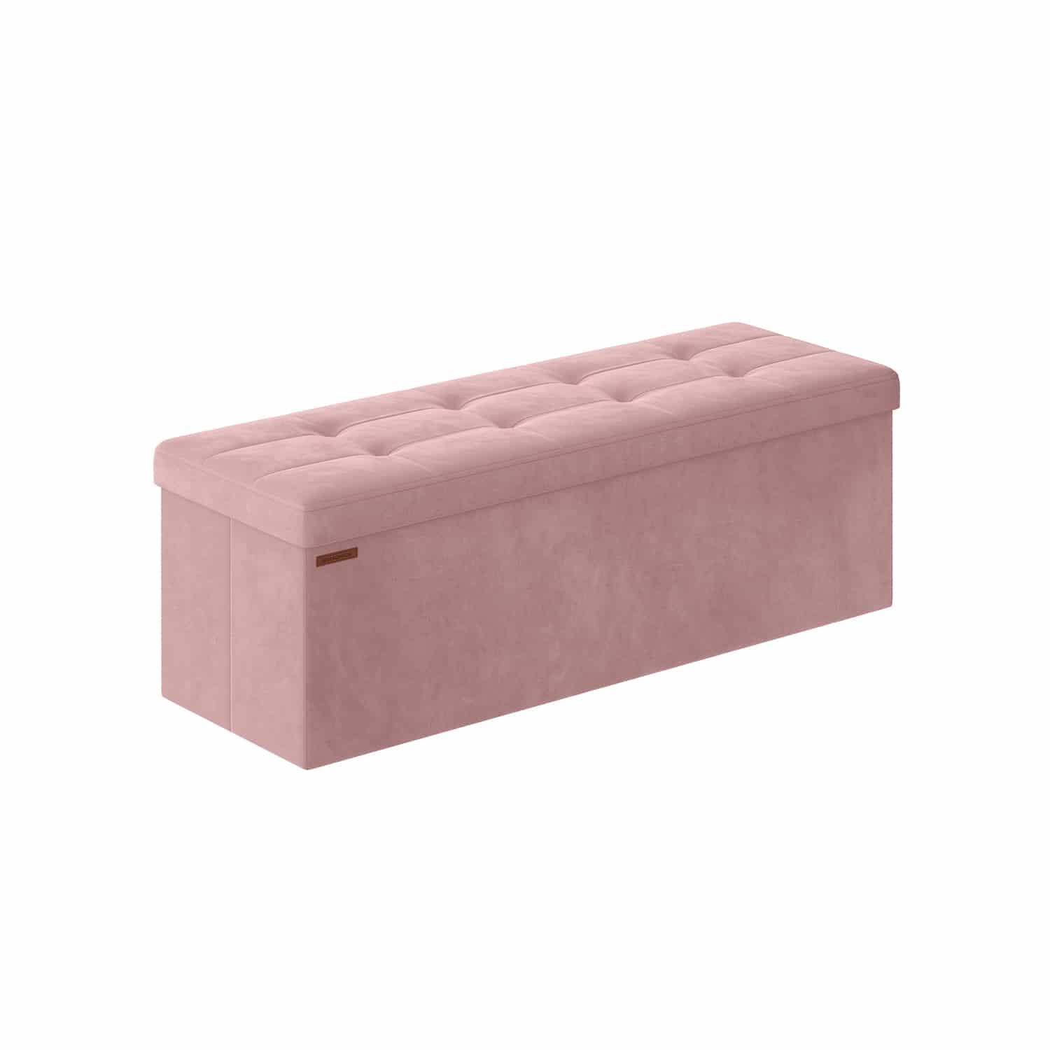 Klappbare Sitztruhe bis 300 kg belastbar pastellrosa