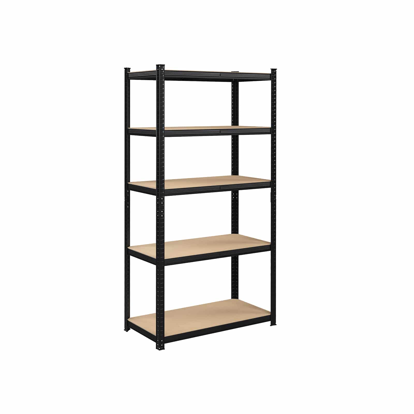 Lagerregal 200 x 100 x 50 cm schwarz