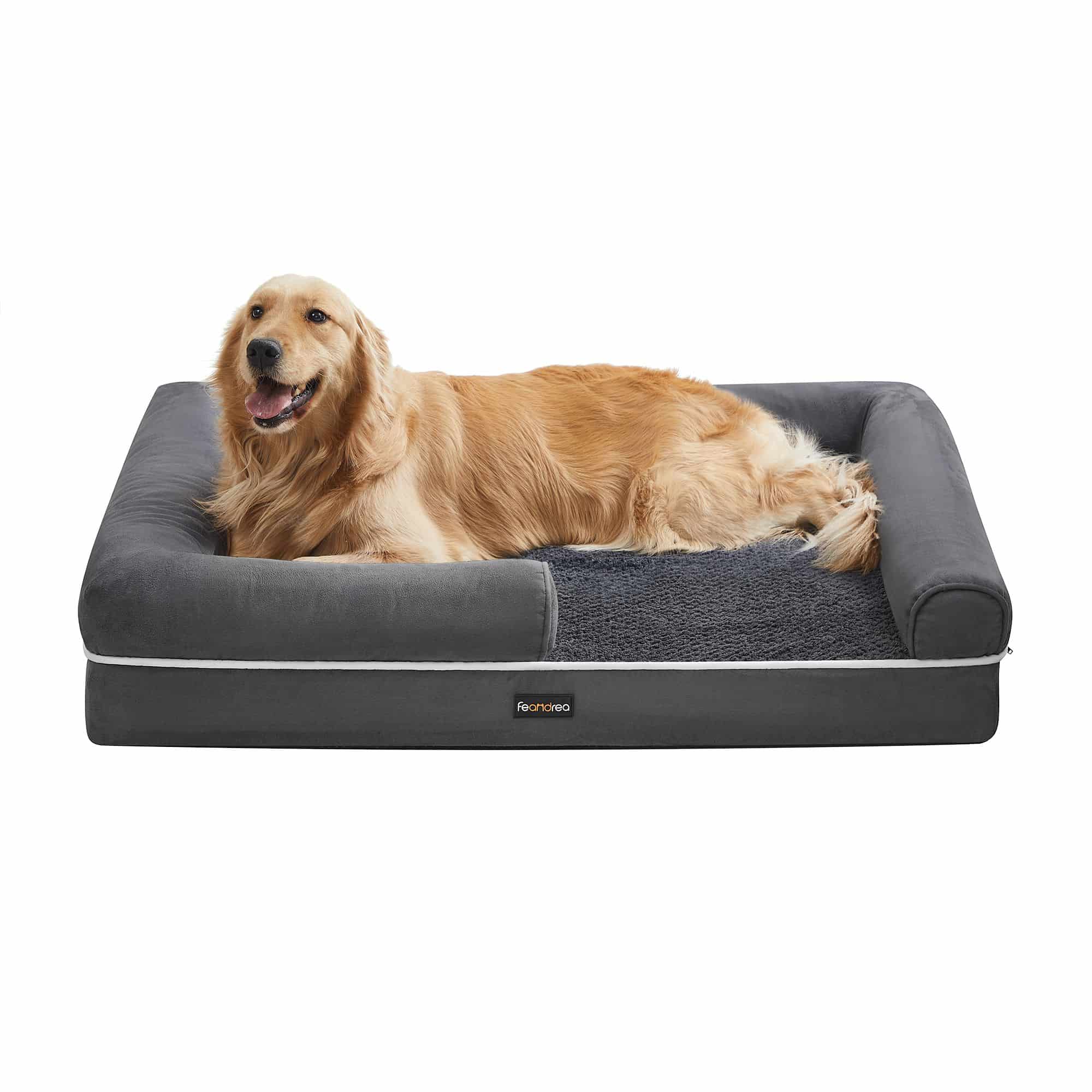 Orthopädisches Hundebett mit erhöhtem Rand 106 x 80 x 25 cm