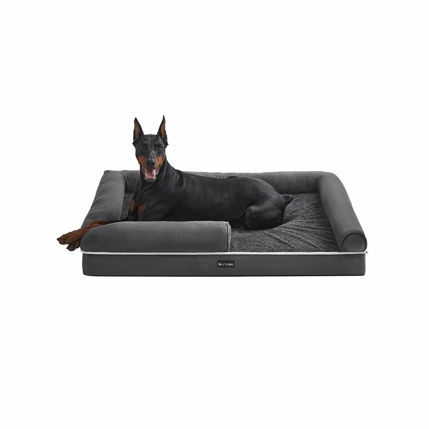 Orthopädisches Hundebett mit erhöhtem Rand 120 x 85 x 25 cm