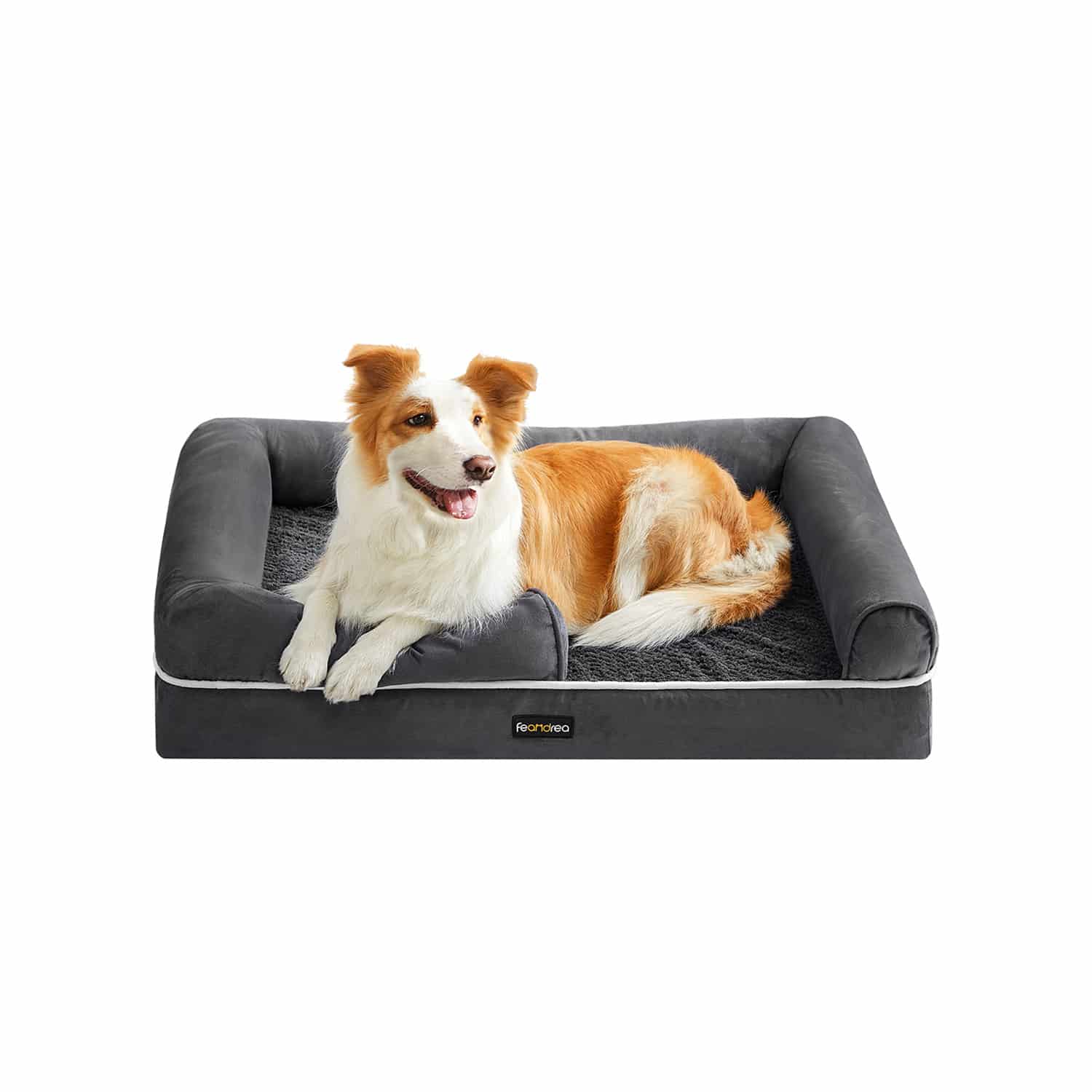Orthopädisches Hundebett mit erhöhtem Rand 91 x 71 x 25 cm