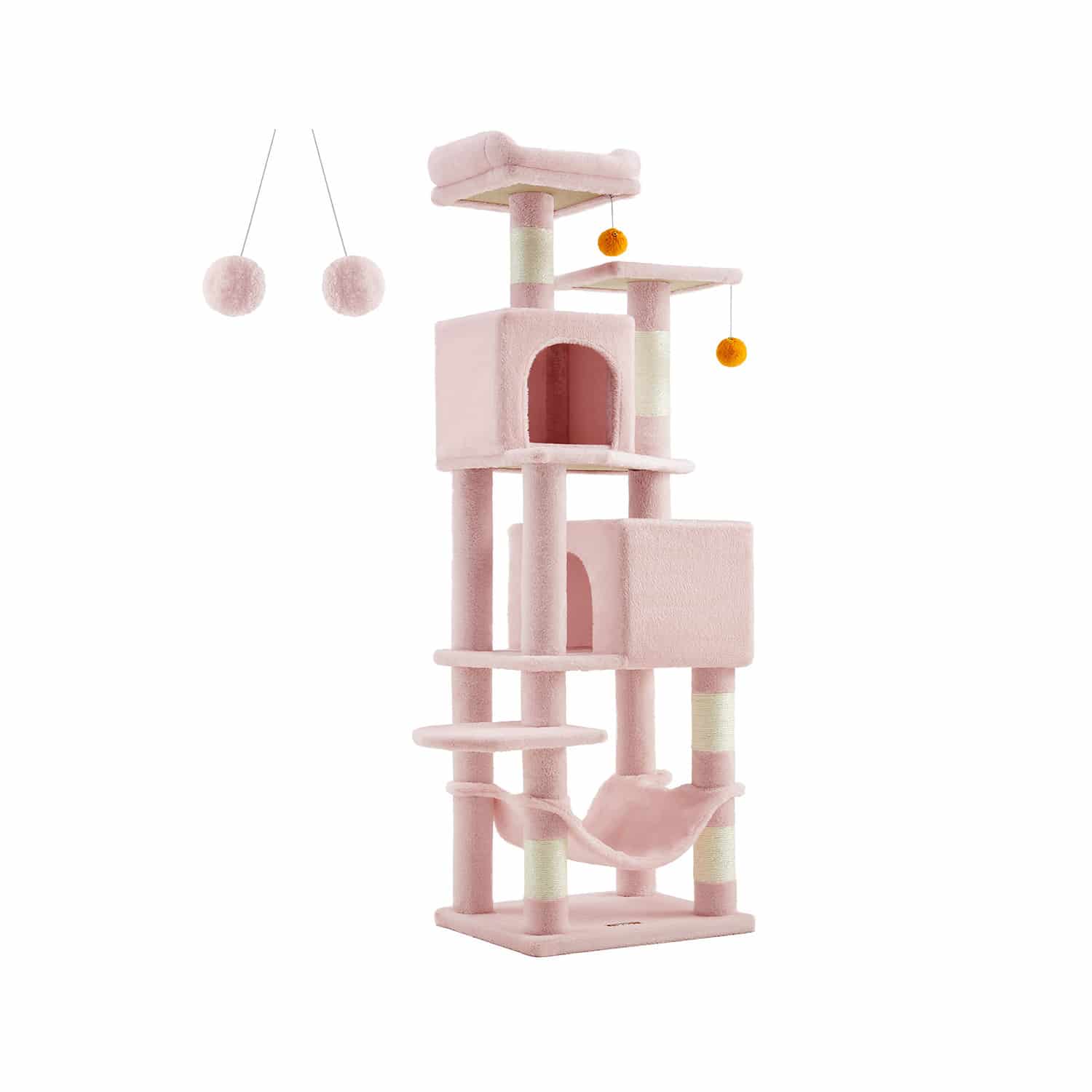 Kratzbaum mit 5 Kratzsäulen mehrstöckiges Design